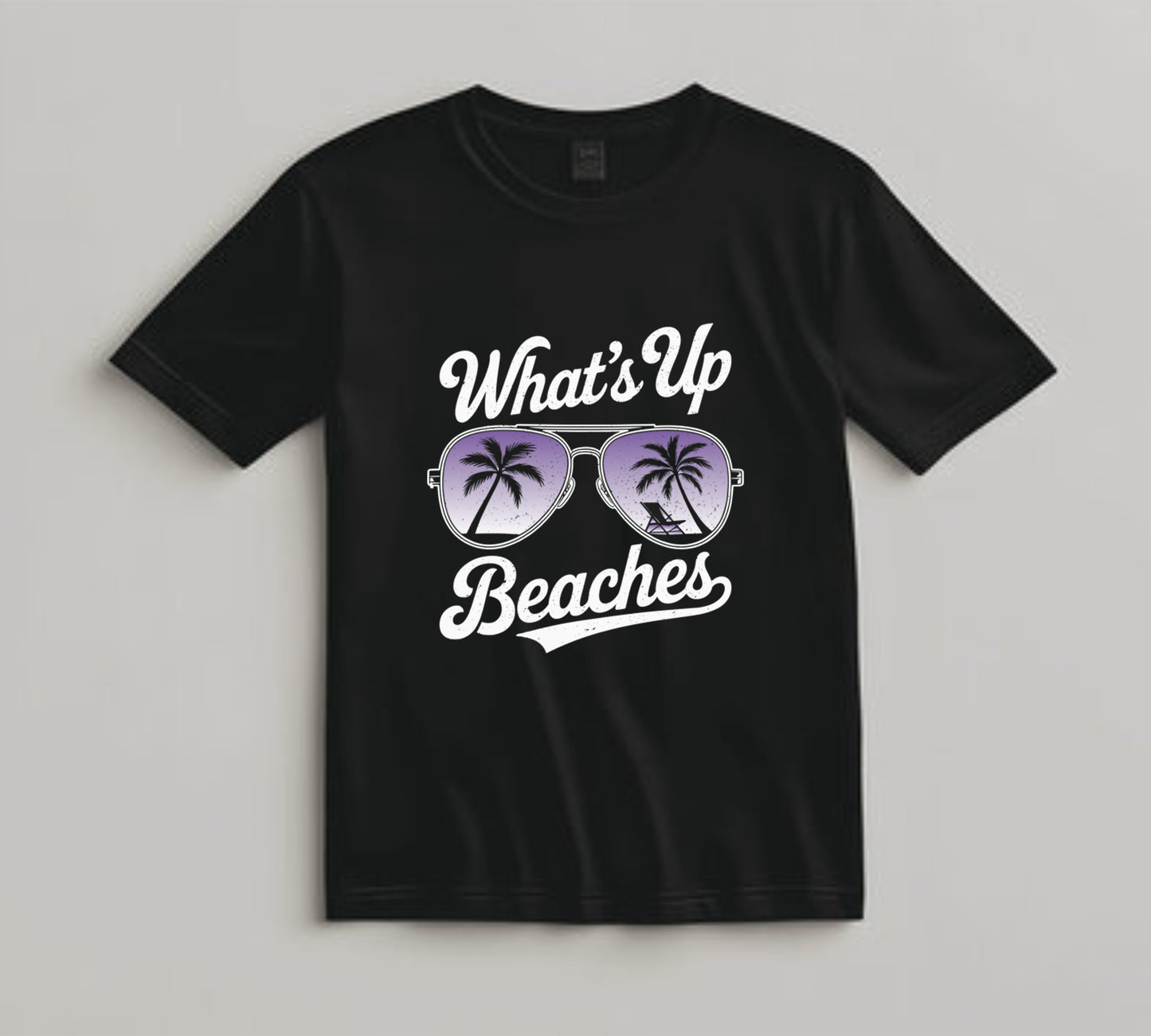Summer DTF Transfer Iron On Heat Transfer - Ready to Press, What’s Up Beaches DTF Transfer 10065