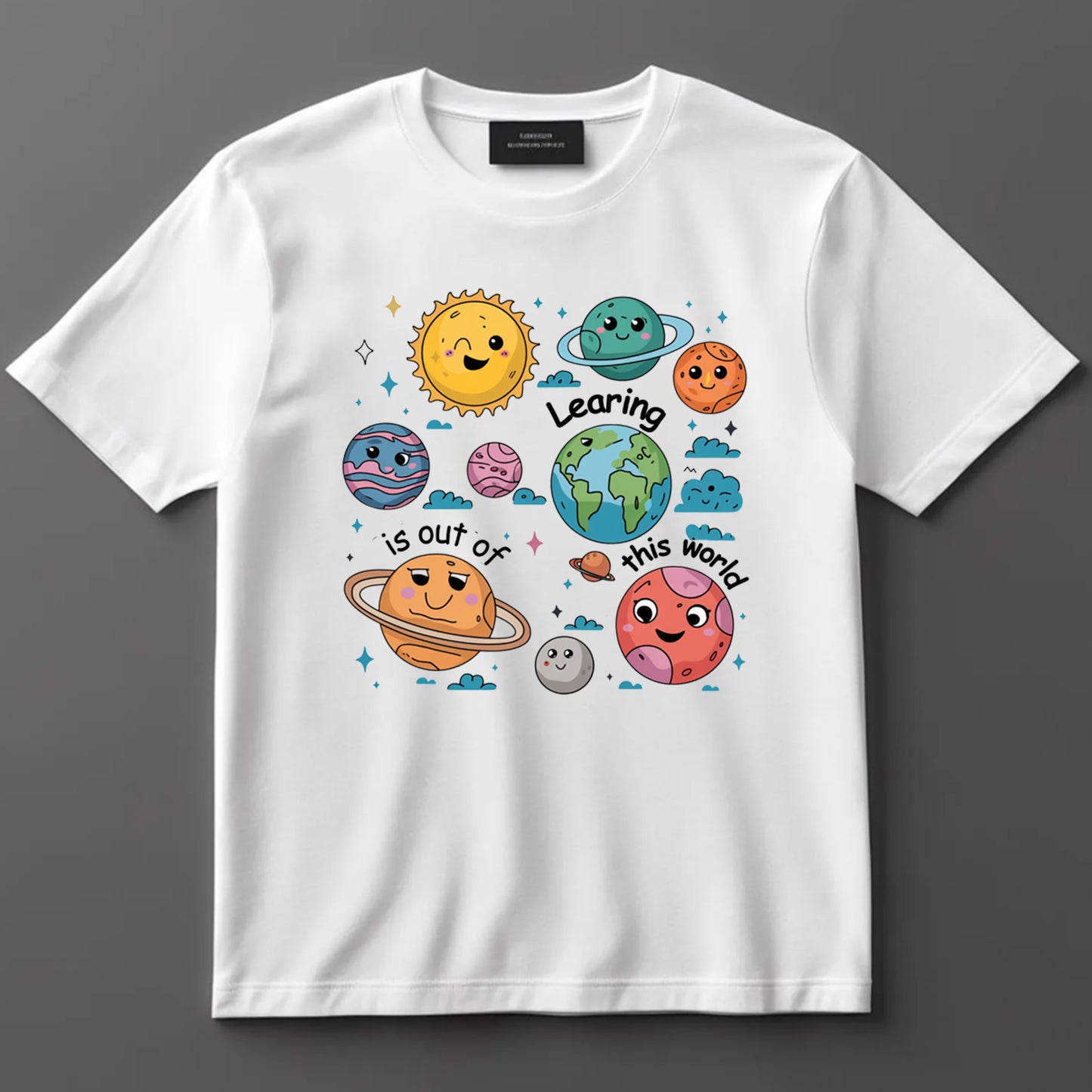 Teacher DTF Transfer Iron On Heat Transfer - Ready to Press, Out of This World DTF Transfer 10084