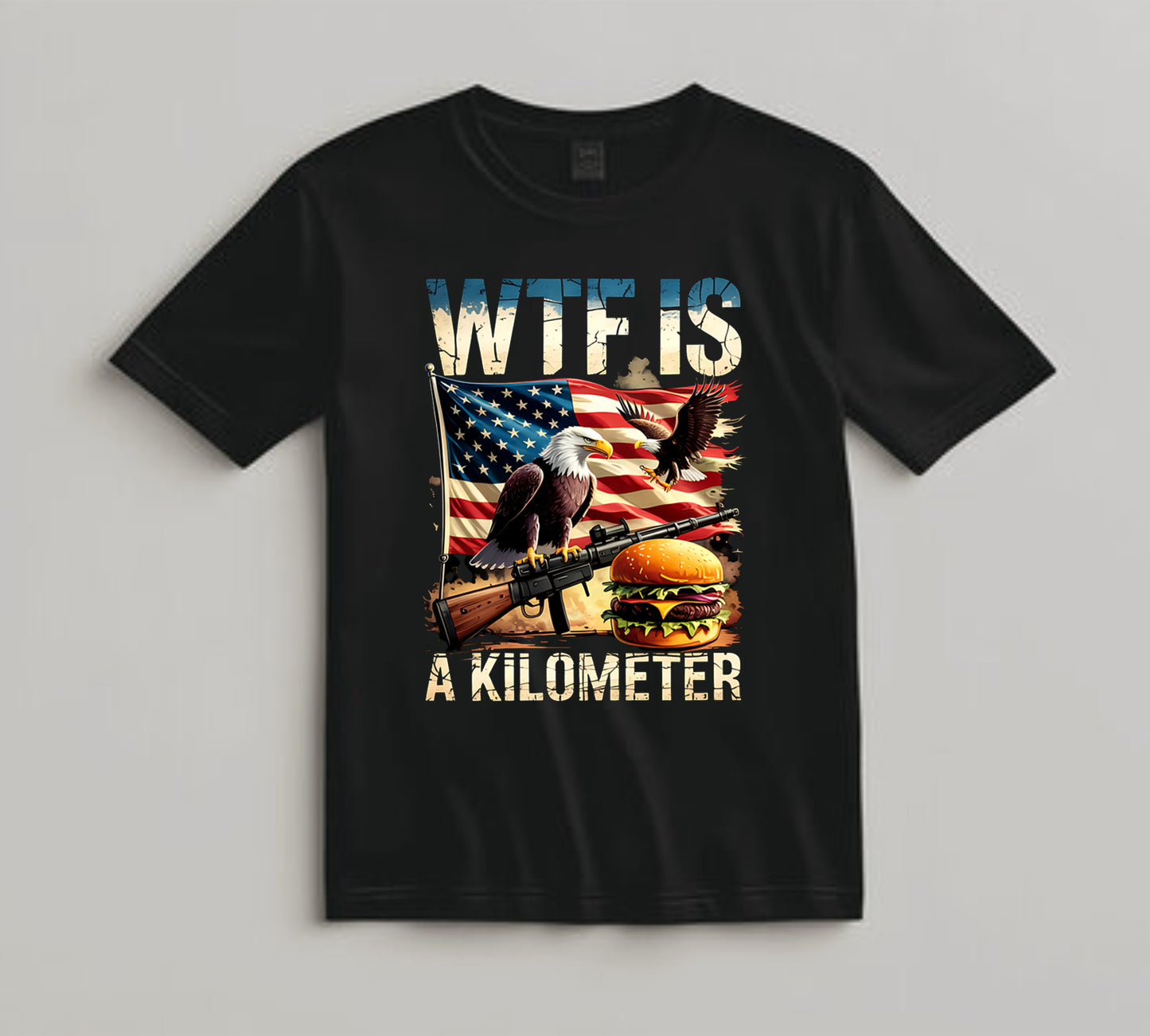 4th Of July DTF Transfer Iron On Heat Transfer - Ready to Press, WTF Is a Kilometer DTF Transfer 10353