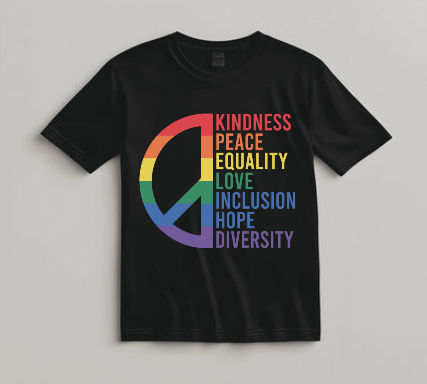 Pride DTF Transfer Iron On Heat Transfer - Ready to Press, LGBTQ Values DTF Transfer 10374