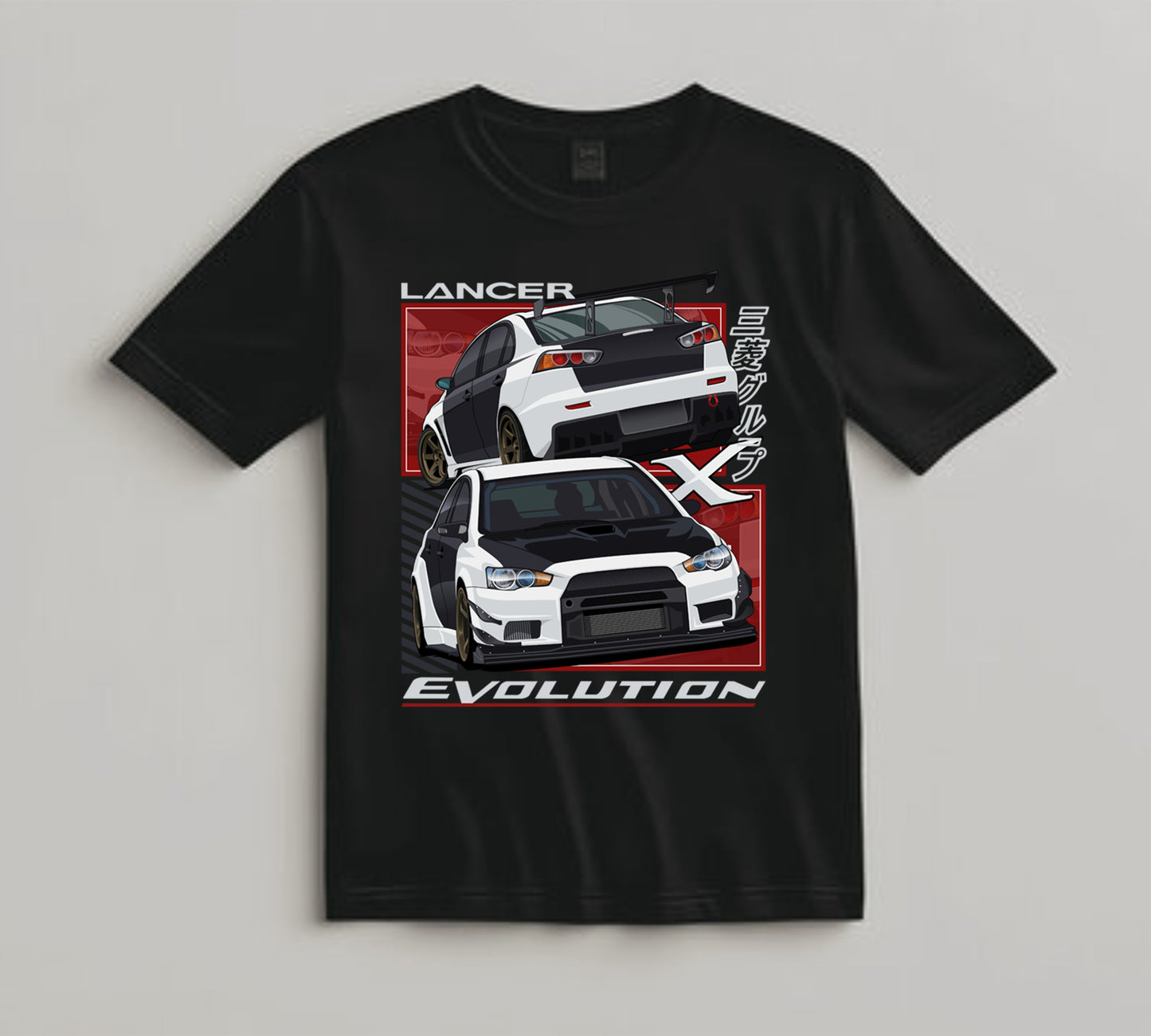 Jdm Car DTF Transfer Iron On Heat Transfer - Ready to Press, White Rally Sedan DTF Transfer 10481