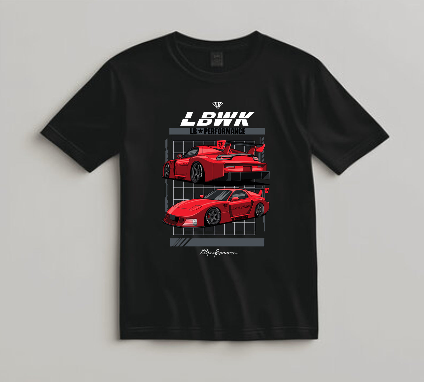 Jdm Car DTF Transfer Iron On Heat Transfer - Ready to Press, Red Sports Coupe DTF Transfer 10489