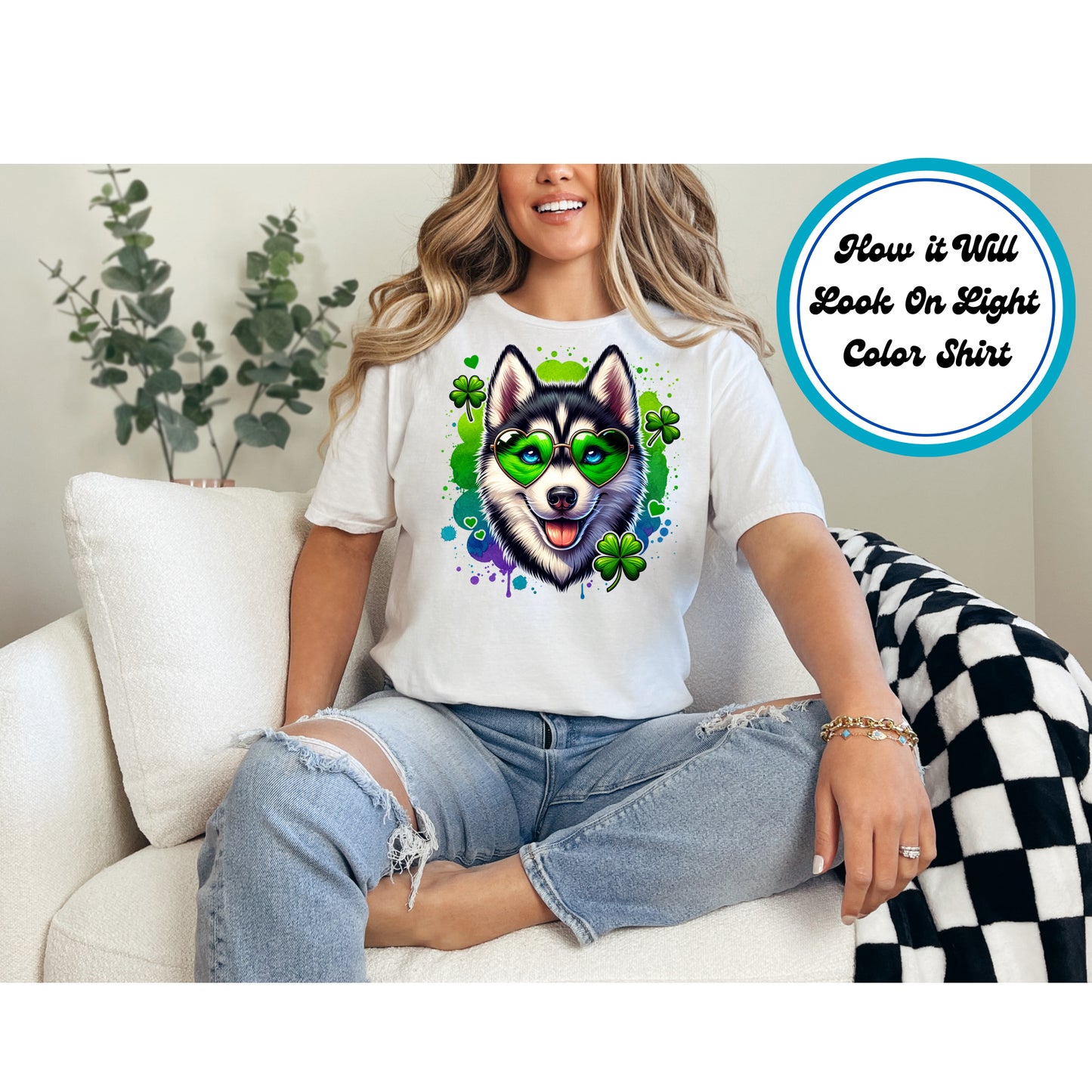 St. Patrick's Day DTF Transfer Iron On Heat Transfer - Ready to Press, Husky DTF Transfer | Ready to Press | St. Patrick's Day Design 4539