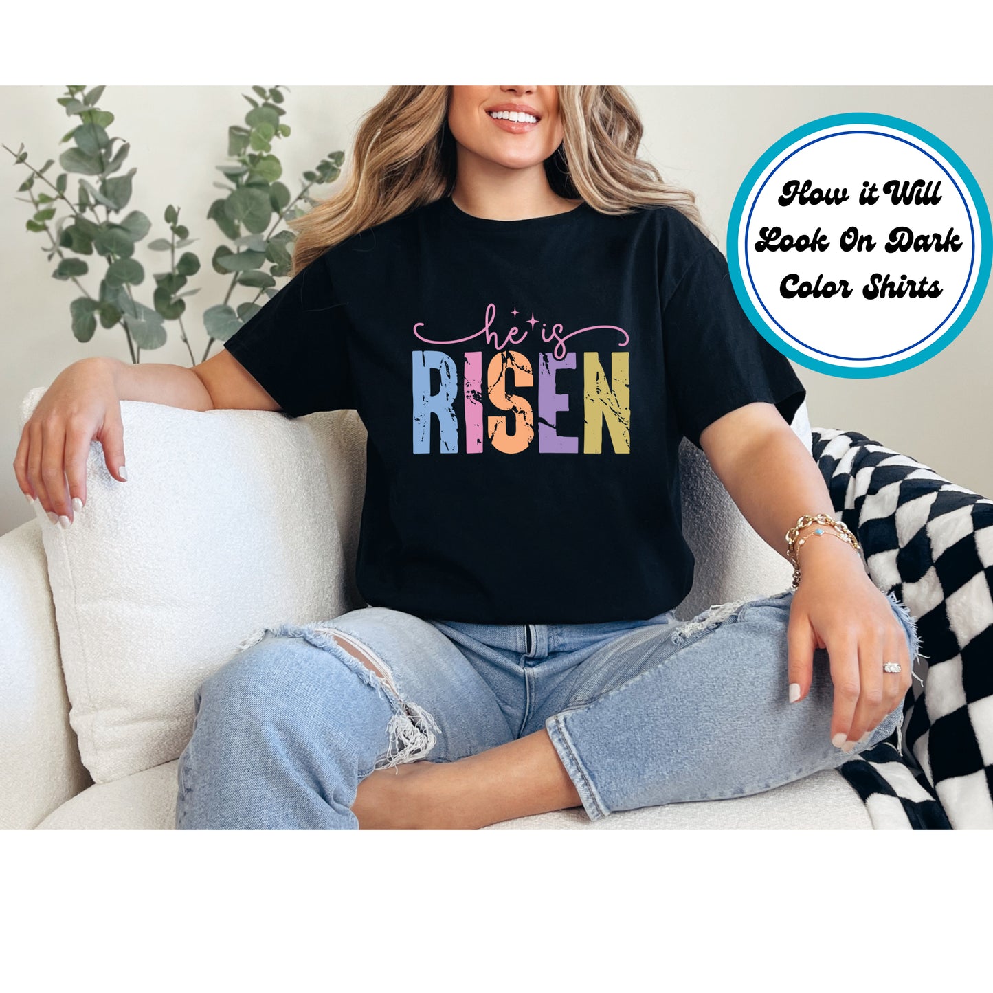 Easter DTF Transfer Iron On Heat Transfer - Ready to Press, On The Hunt DTF Transfer | Ready to Press | Easter Design 5023