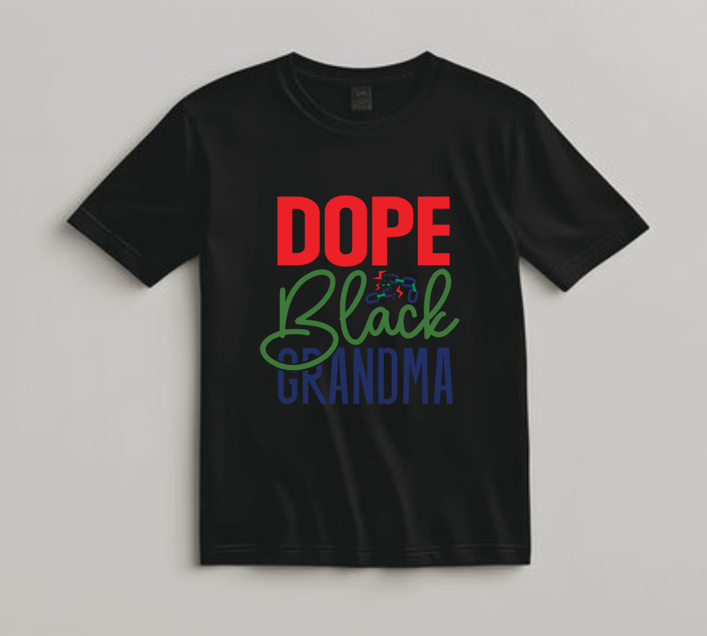Juneteenth DTF Transfer Iron On Heat Transfer - Ready to Press, Dope Black Grandma DTF Transfer 6476