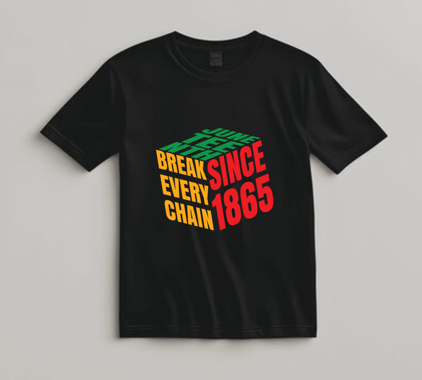 Juneteenth DTF Transfer Iron On Heat Transfer - Ready to Press, Breaking Every Chain DTF Transfer 6573