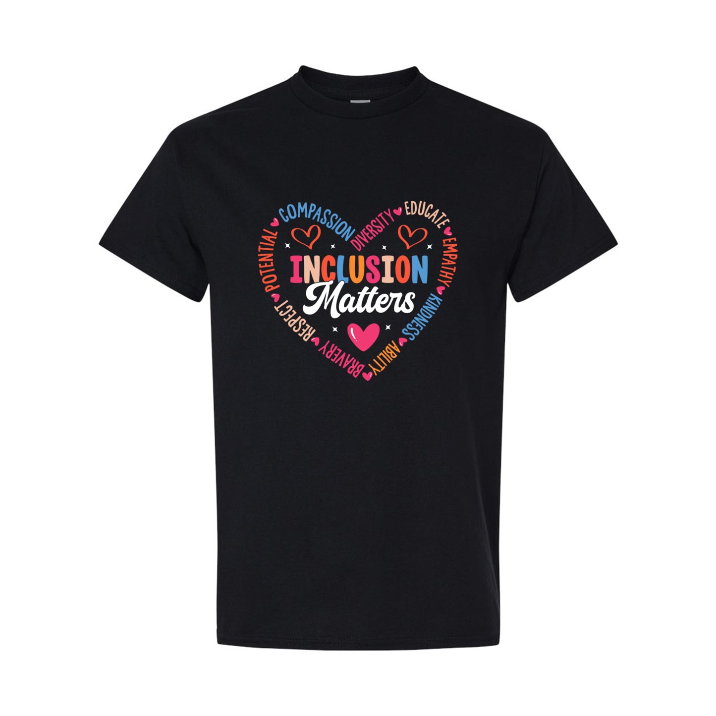 Mental Health Awareness DTF Transfer Iron On Heat Transfer - Ready to Press, Inclusion Matters DTF Transfer 6784