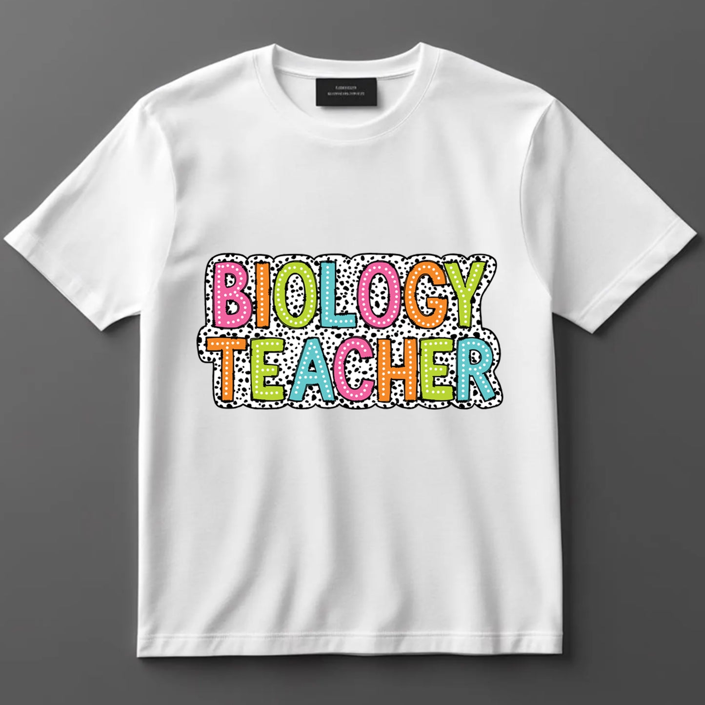 Teacher DTF Transfer Iron On Heat Transfer - Ready to Press, Biology Teacher DTF Transfer 6878