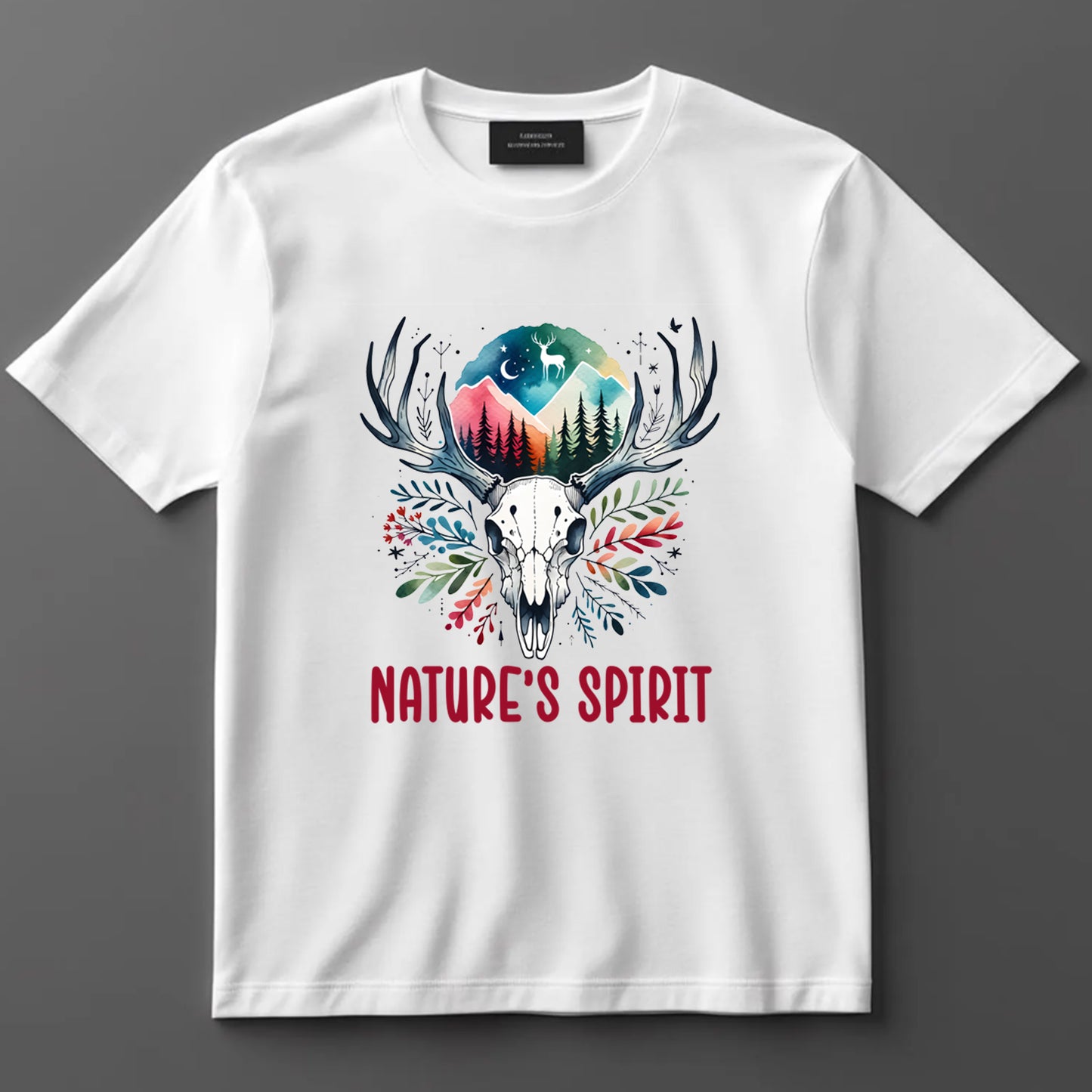 Camping DTF Transfer Iron On Heat Transfer - Ready to Press, Nature’s Spirit DTF transfer 6944