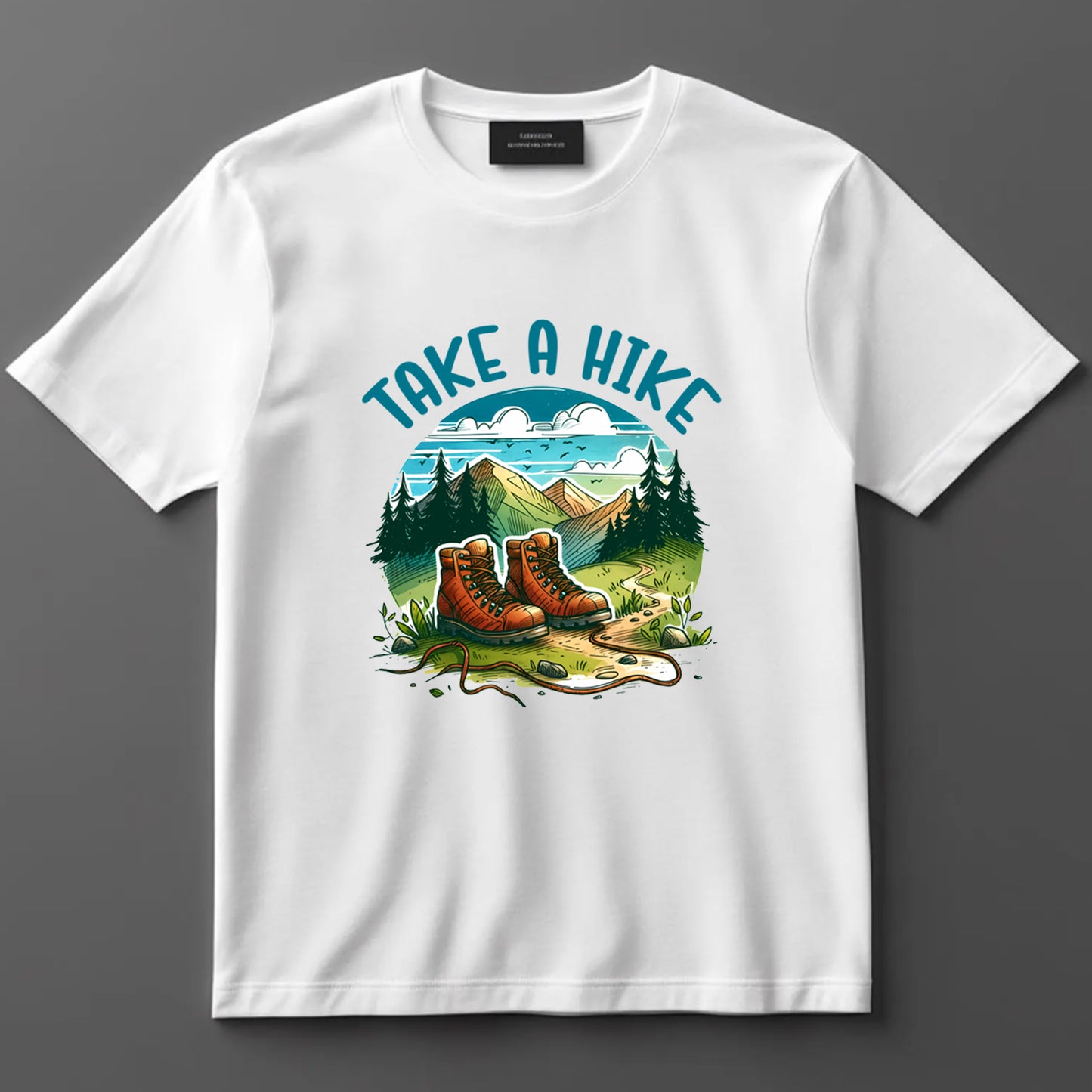 Camping DTF Transfer Iron On Heat Transfer - Ready to Press, Take a Hike DTF transfer 6945