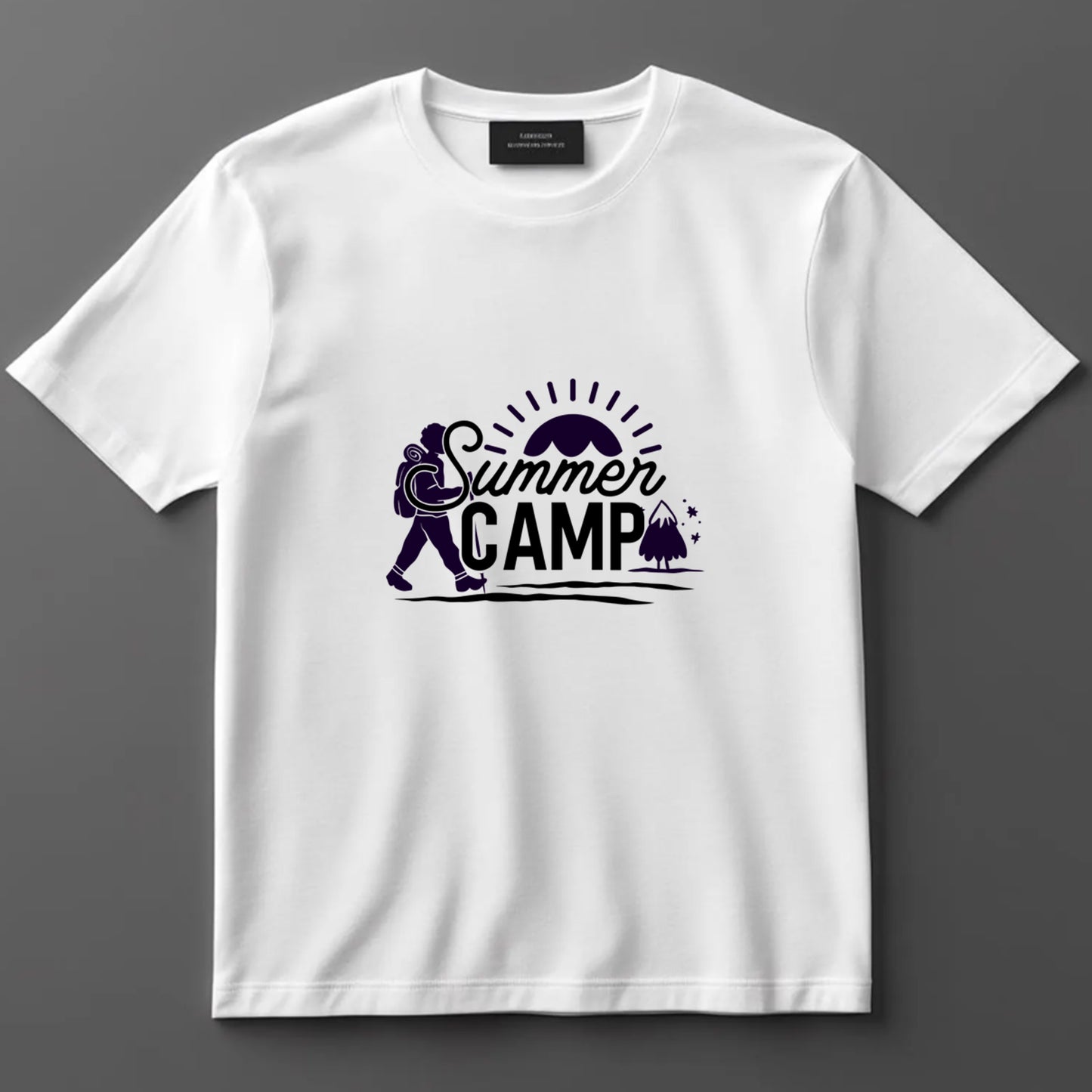 Camping DTF Transfer Iron On Heat Transfer - Ready to Press, Summer Camp DTF Transfer 7031