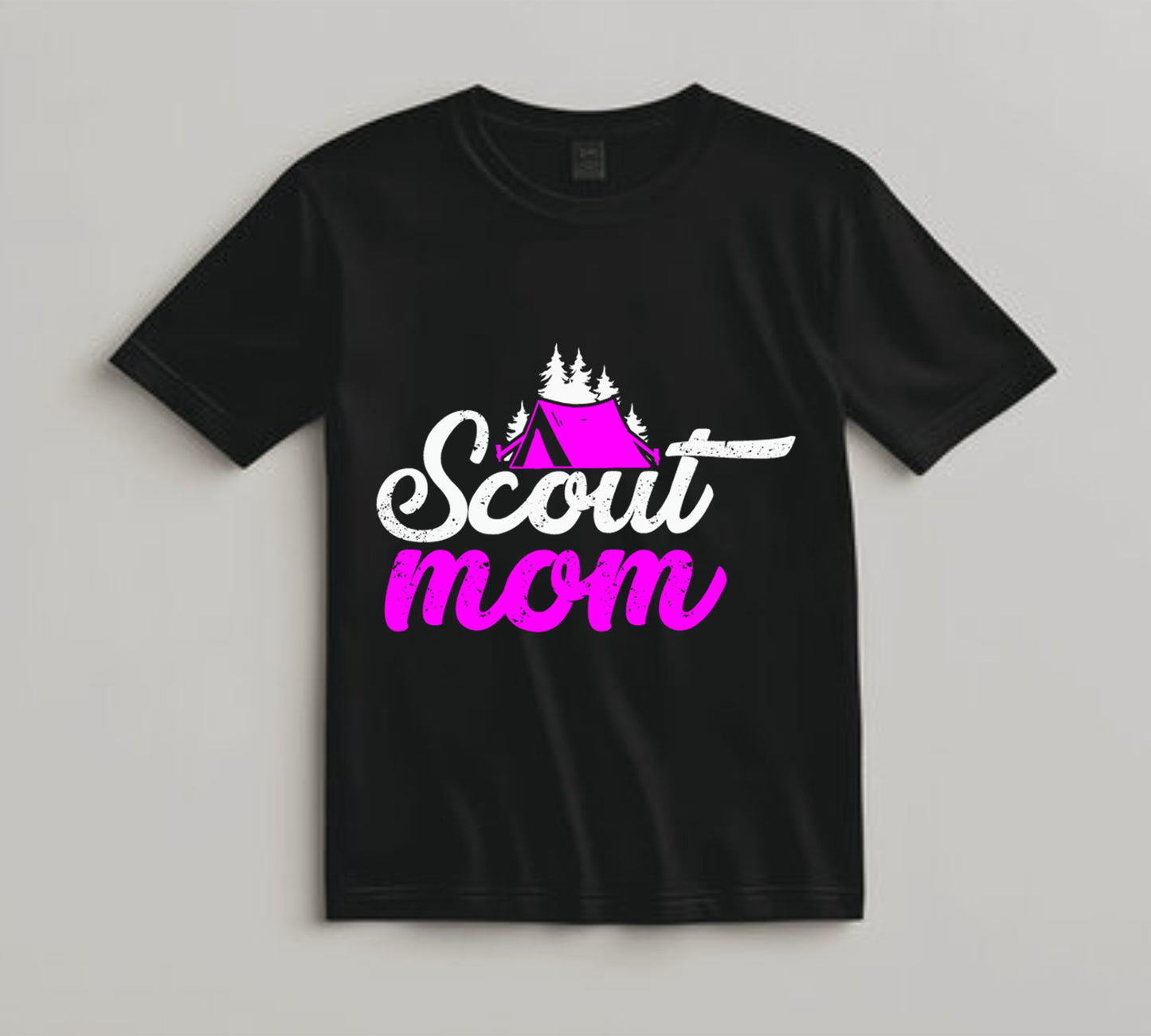 Camping DTF Transfer Iron On Heat Transfer - Ready to Press, Scout Mom Camping DTF Transfer 7127