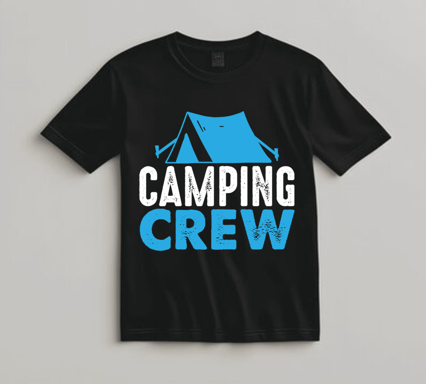 Camping DTF Transfer Iron On Heat Transfer - Ready to Press, Camping Crew DTF Transfer 7132