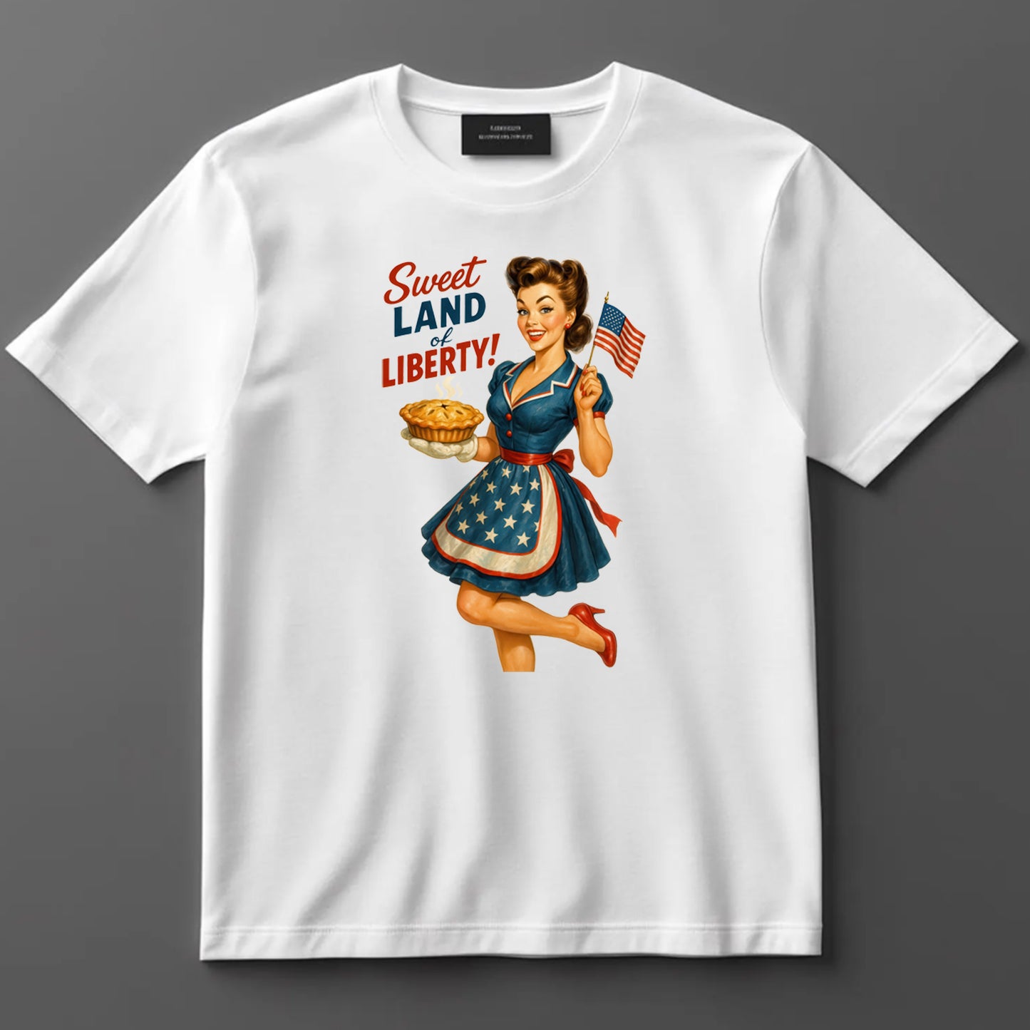 4th Of July DTF Transfer Iron On Heat Transfer - Ready to Press, Sweet Land of Liberty DTF Transfer 7167