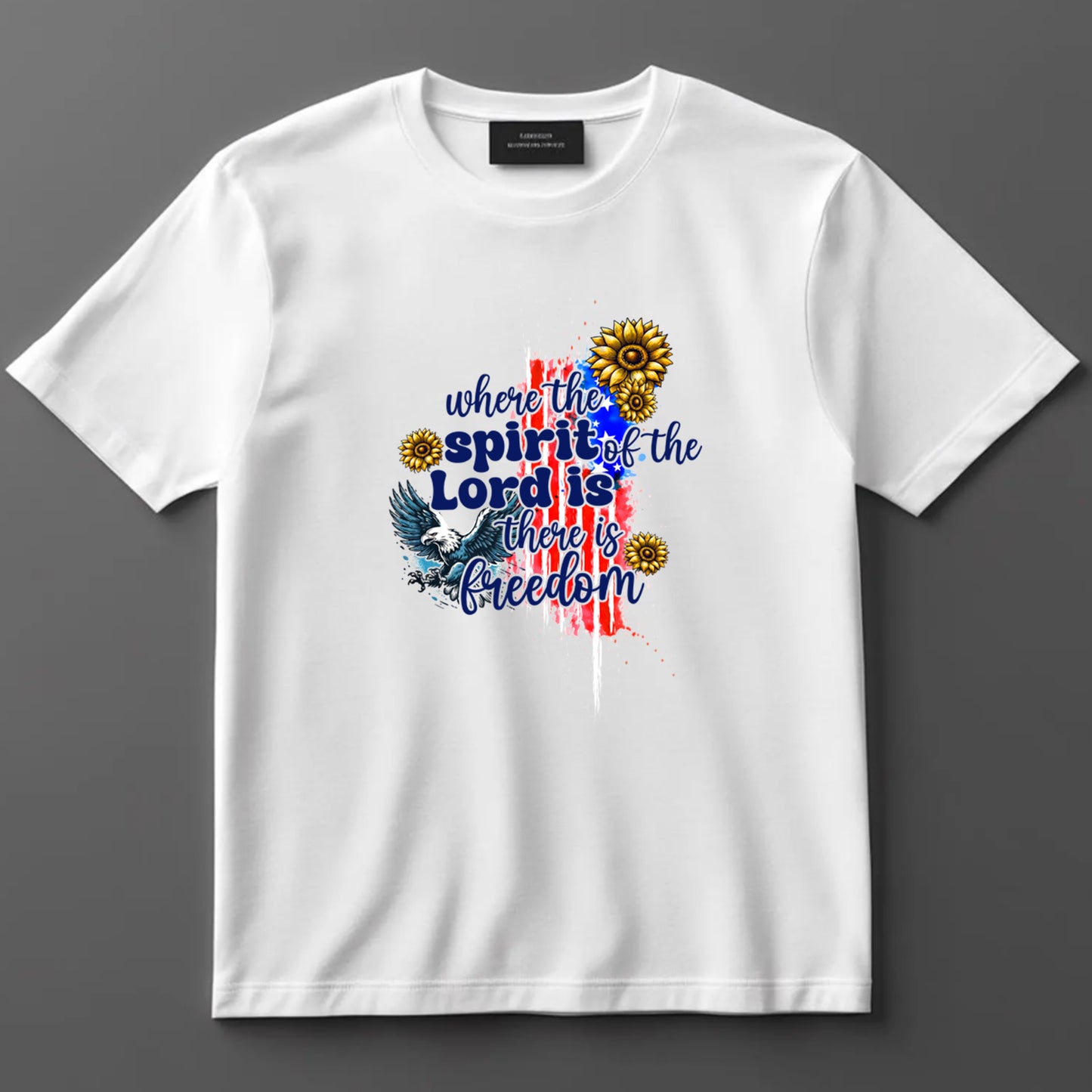 4th Of July DTF Transfer Iron On Heat Transfer - Ready to Press, Spirit of the Lord DTF Transfer 7309