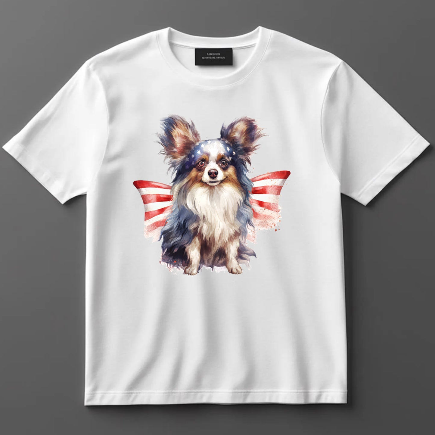 4th Of July DTF Transfer Iron On Heat Transfer - Ready to Press, Patriotic Dog DTF Transfer 7351