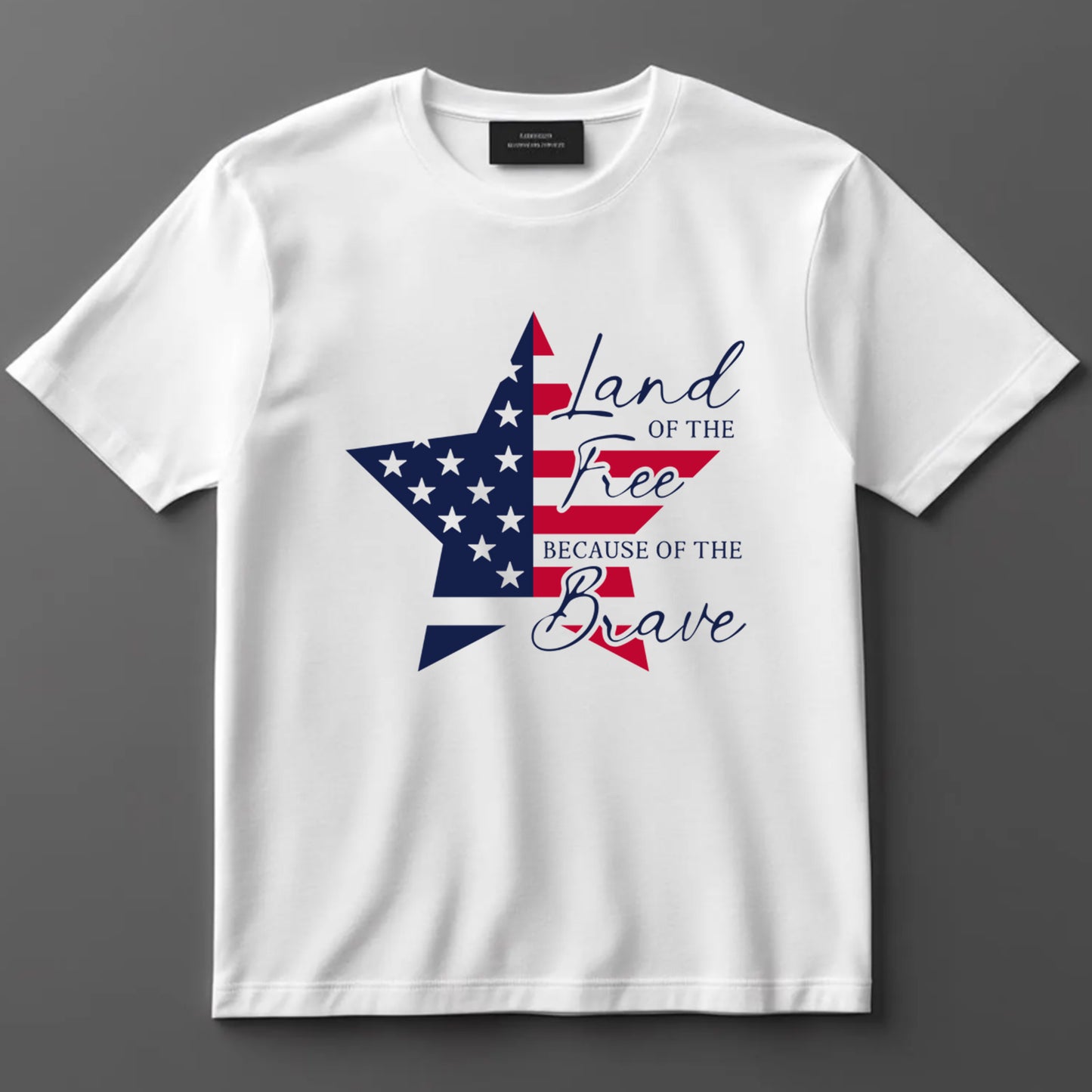 4th Of July DTF Transfer Iron On Heat Transfer - Ready to Press, Land of the Free DTF Transfer 7371