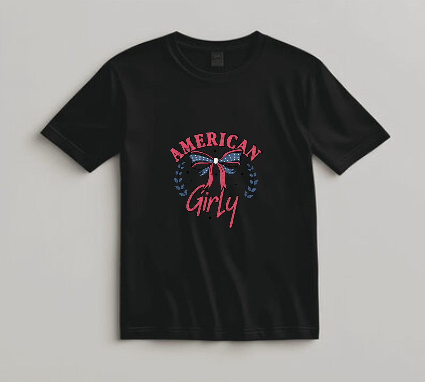 4th Of July DTF Transfer Iron On Heat Transfer - Ready to Press, American Girly Bow DTF Transfer 7840