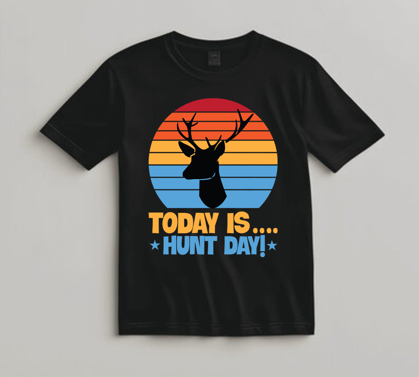 Hunting DTF Transfer Iron On Heat Transfer - Ready to Press, Today Is Hunt Day DTF Transfer 8004