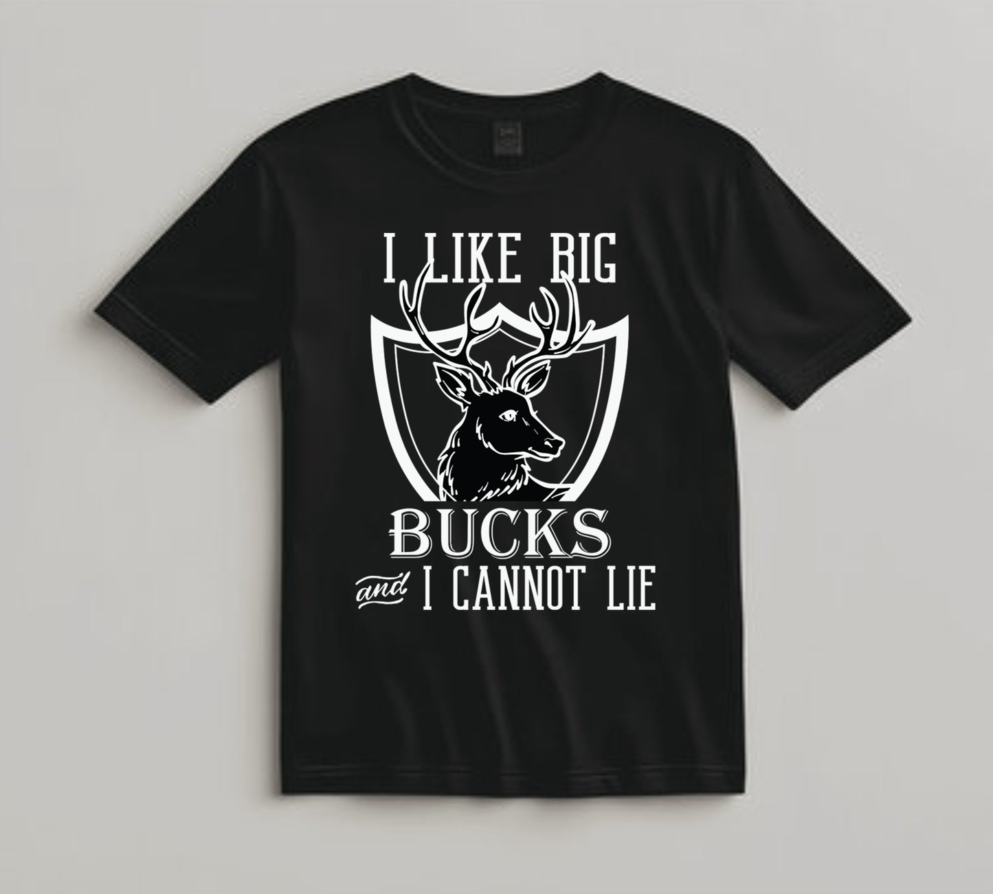 Hunting DTF Transfer Iron On Heat Transfer - Ready to Press, I Like Big Bucks DTF Transfer 8005