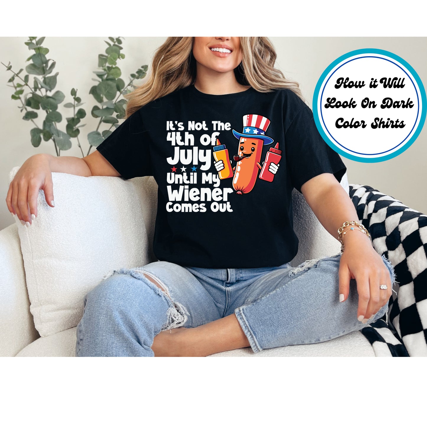 4th Of July DTF Transfer Iron On Heat Transfer - Ready to Press, Funny Patriotic DTF Transfer 8042