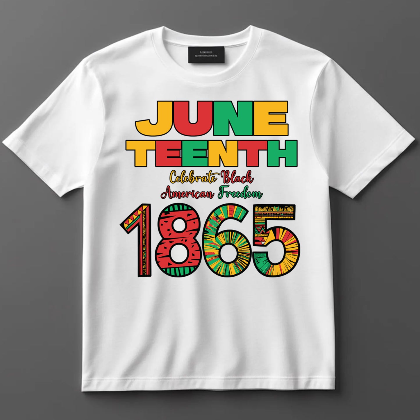 Juneteenth DTF Transfer Iron On Heat Transfer - Ready to Press, Celebrate Black American Freedom DTF Transfer 8228