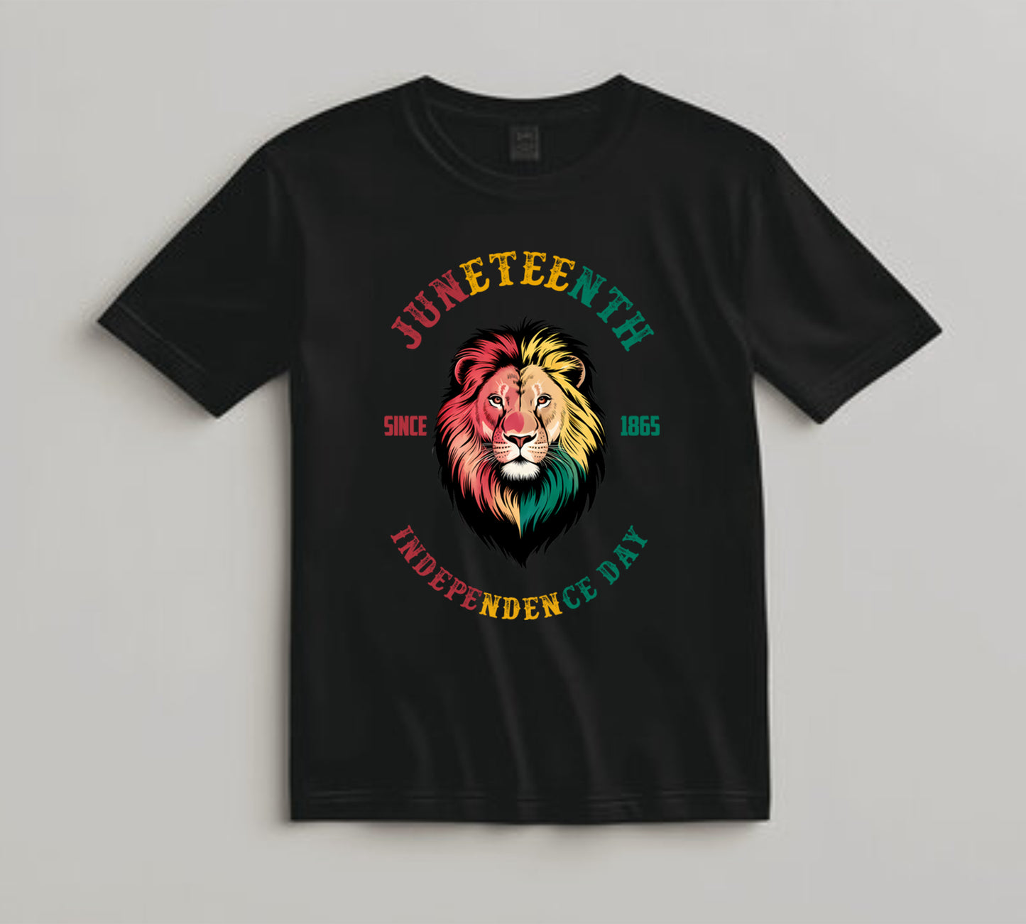 Juneteenth DTF Transfer Iron On Heat Transfer - Ready to Press, Juneteenth Lion DTF Transfer 8246