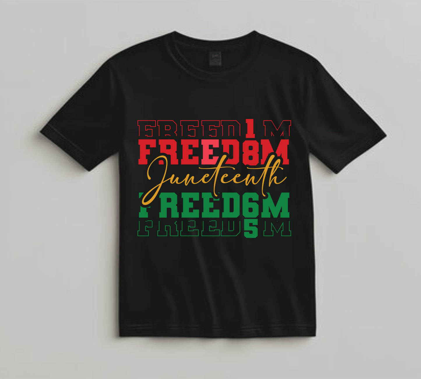 Juneteenth DTF Transfer Iron On Heat Transfer - Ready to Press, Freedom 1865 DTF Transfer 8272