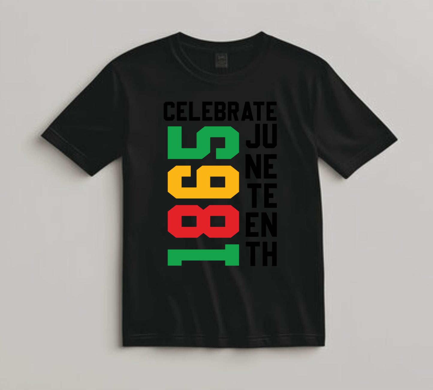 Juneteenth DTF Transfer Iron On Heat Transfer - Ready to Press, Celebrate Juneteenth 1865 DTF Transfer 8274