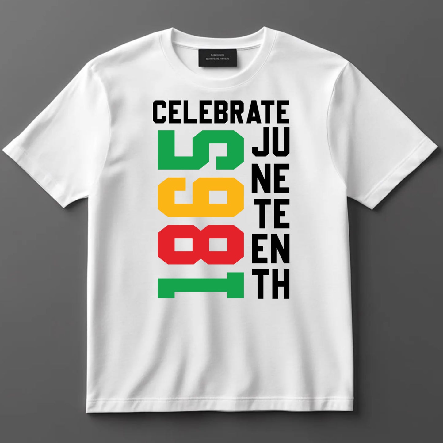Juneteenth DTF Transfer Iron On Heat Transfer - Ready to Press, Celebrate Juneteenth 1865 DTF Transfer 8274