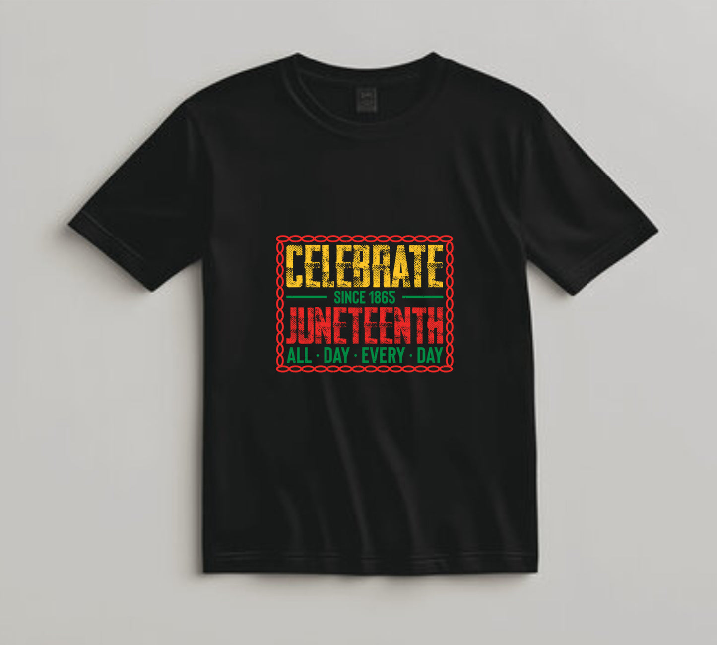 Juneteenth DTF Transfer Iron On Heat Transfer - Ready to Press, Celebrate 1865 DTF Transfer 8287