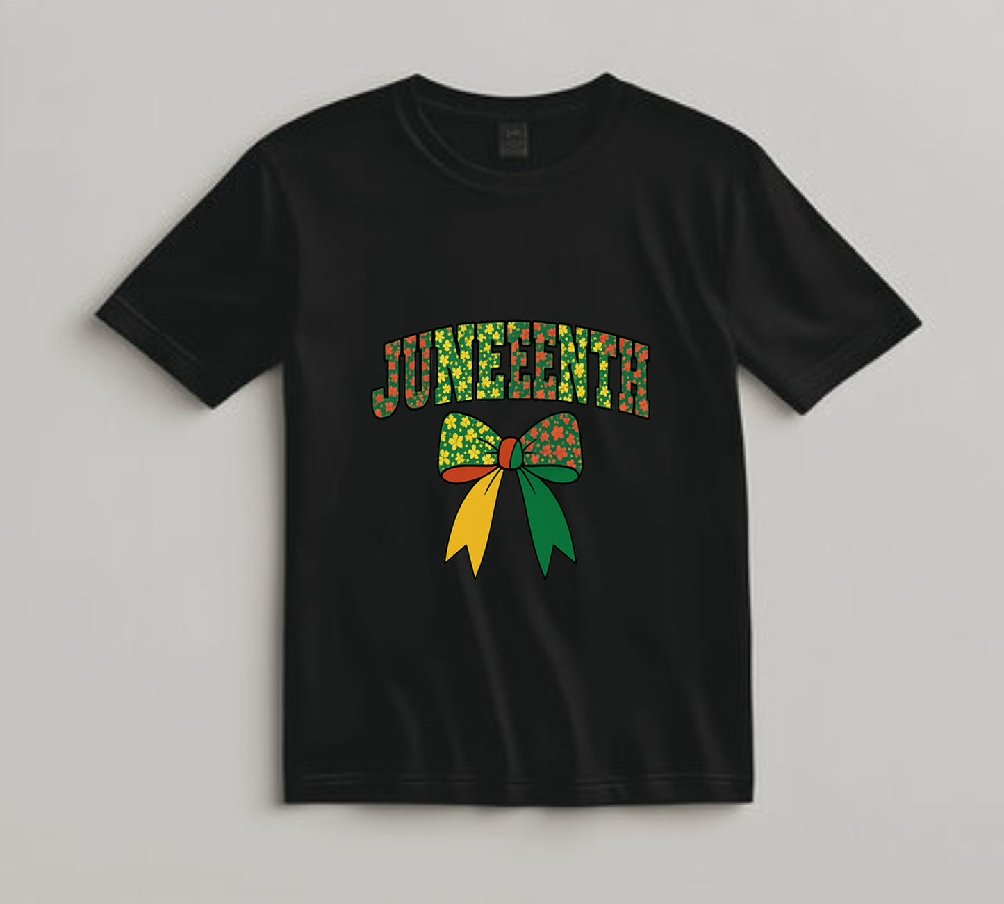 Juneteenth DTF Transfer Iron On Heat Transfer - Ready to Press, Juneteenth Bow DTF Transfer 8289