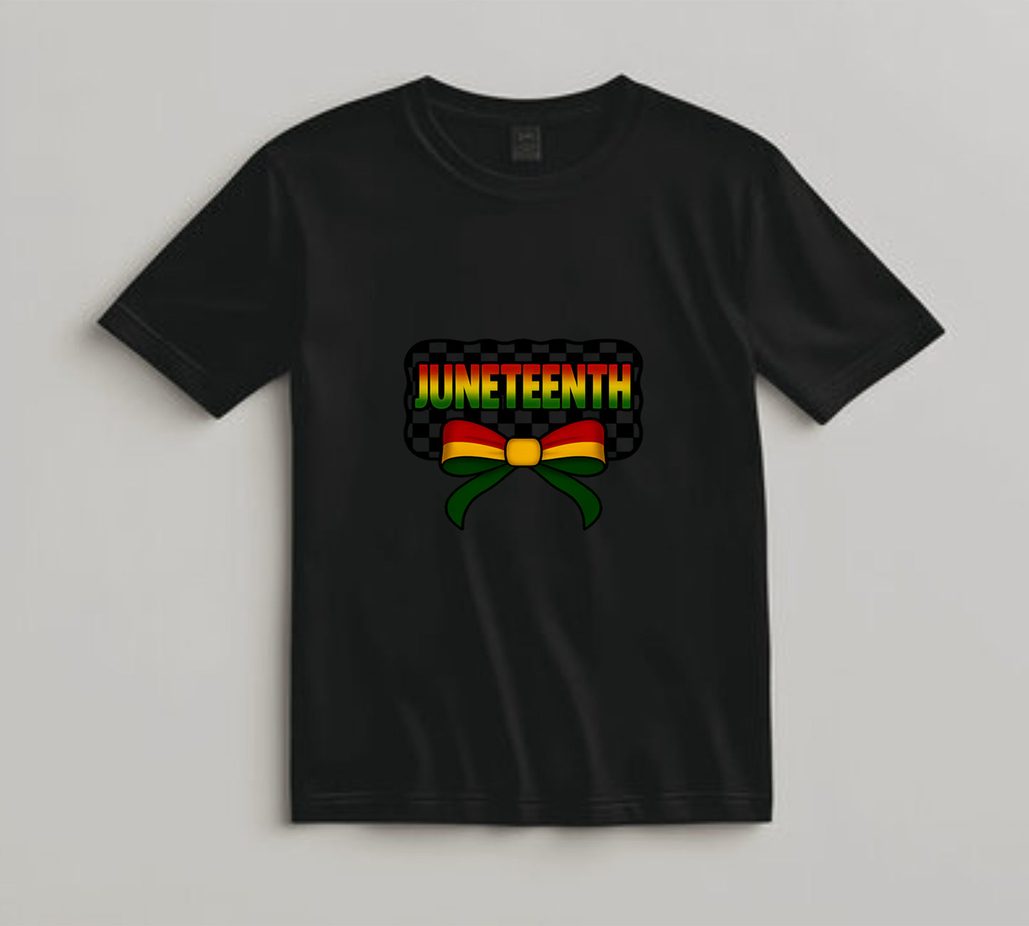 Juneteenth DTF Transfer Iron On Heat Transfer - Ready to Press, Checkerboard Juneteenth DTF Transfer 8295