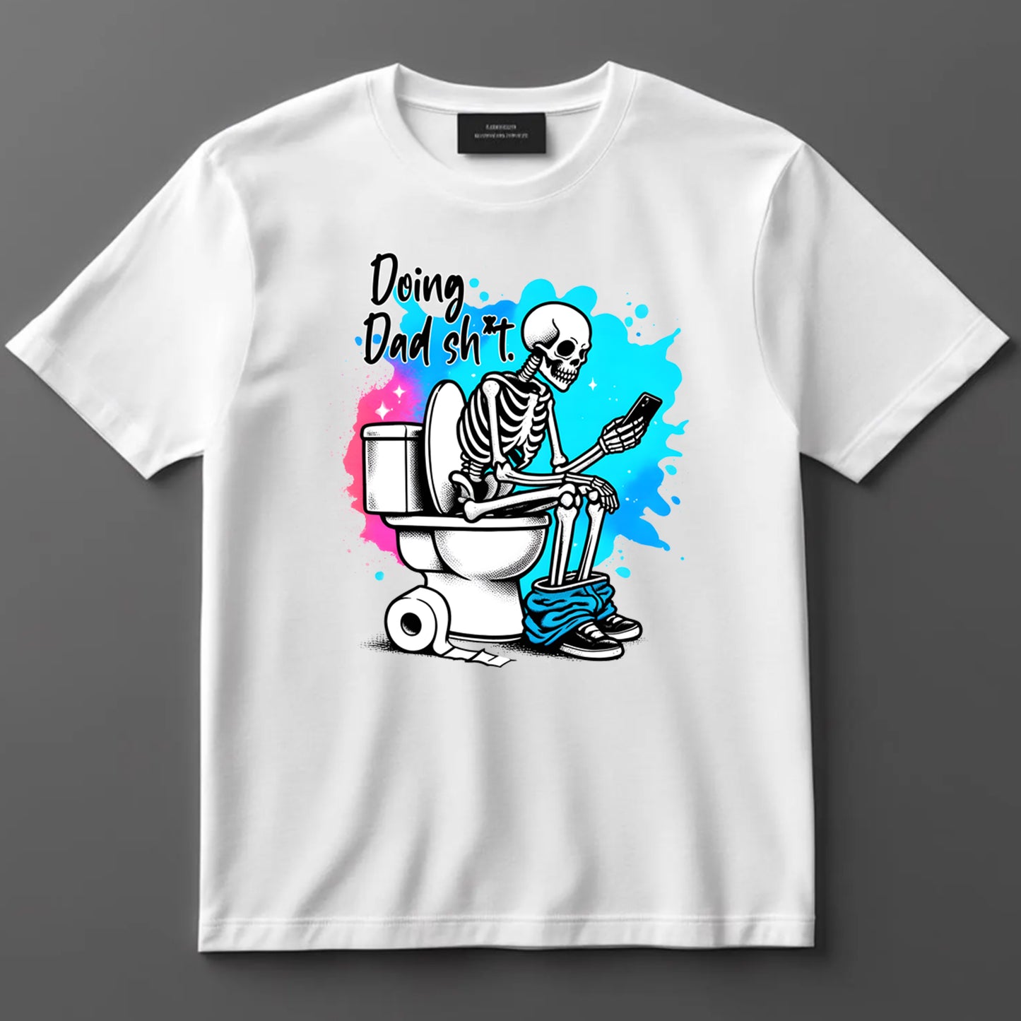 Dad DTF Transfer Iron On Heat Transfer - Ready to Press, Doing Dad Sh*t Funny DTF Transfer 9030