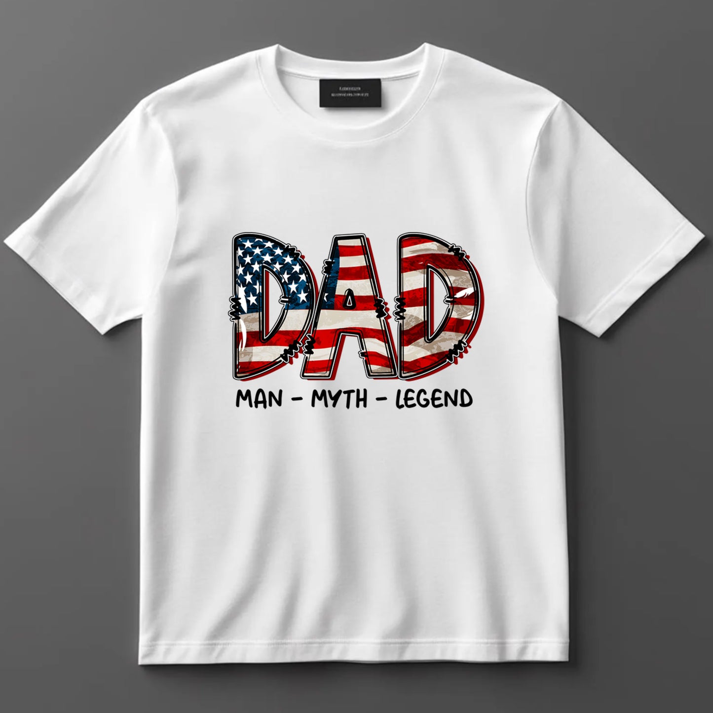 Dad DTF Transfer Iron On Heat Transfer - Ready to Press, Man Myth Legend DTF Transfer 9059