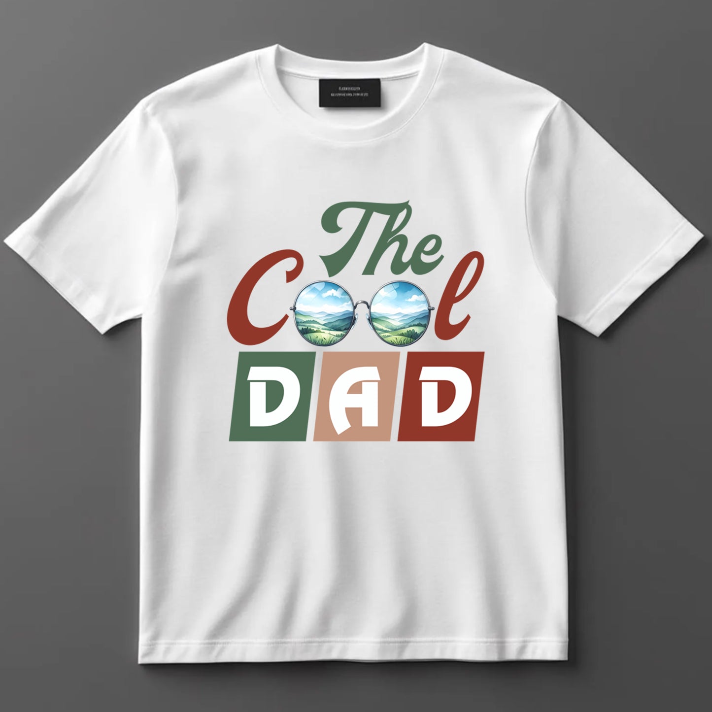 Dad DTF Transfer Iron On Heat Transfer - Ready to Press, The Cool Dad DTF Transfer 9065