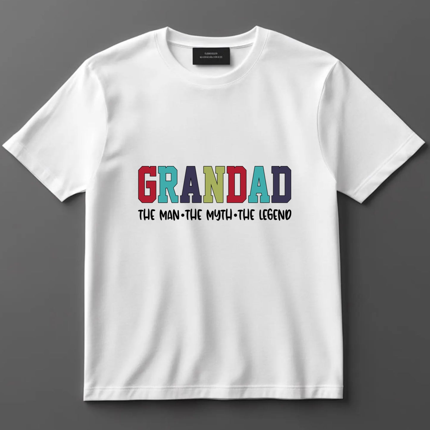 Dad DTF Transfer Iron On Heat Transfer - Ready to Press, Grandad The Man DTF Transfer 9117