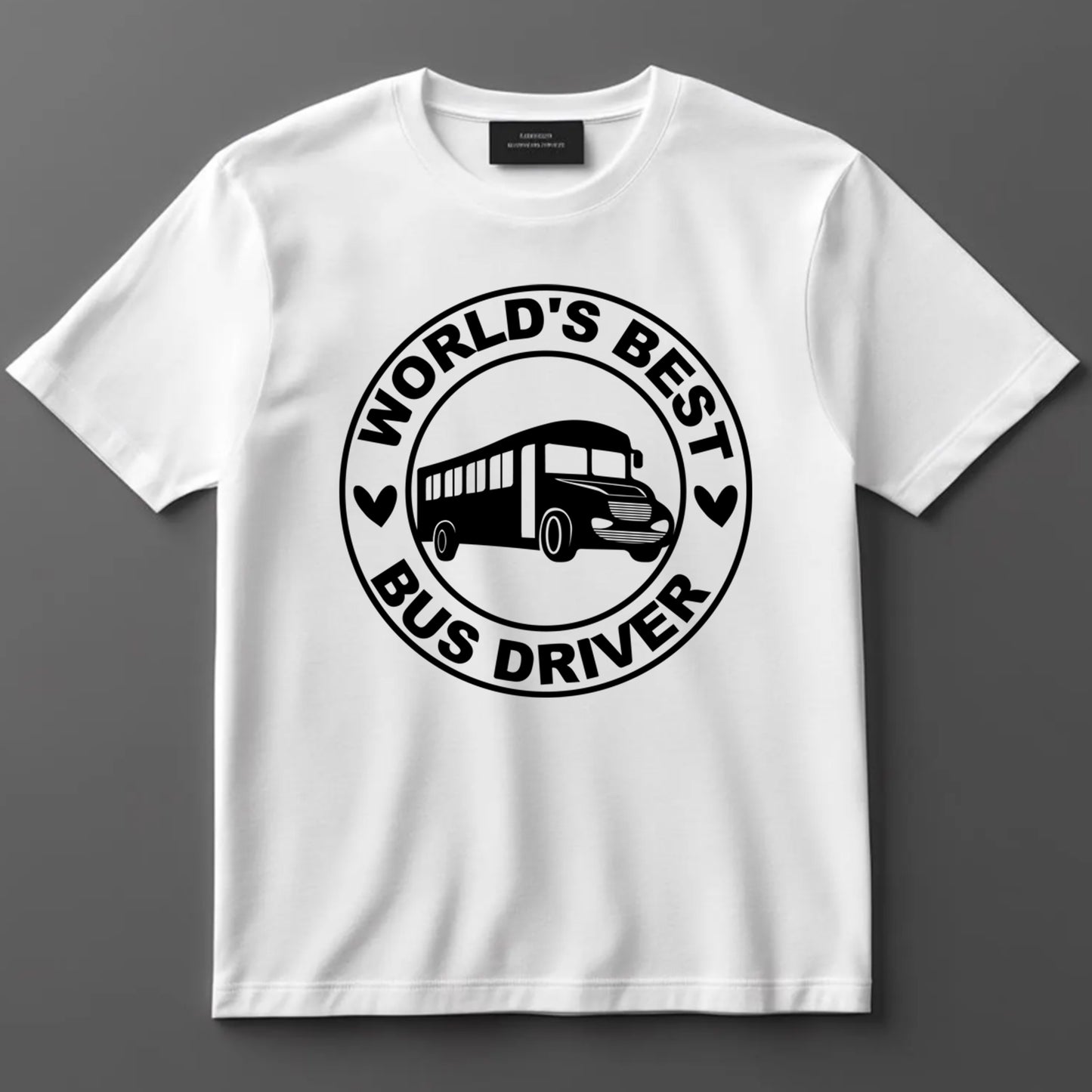 School Bus Driver DTF Transfer Iron On Heat Transfer - Ready to Press, World’s Best Bus Driver DTF Transfer 9725