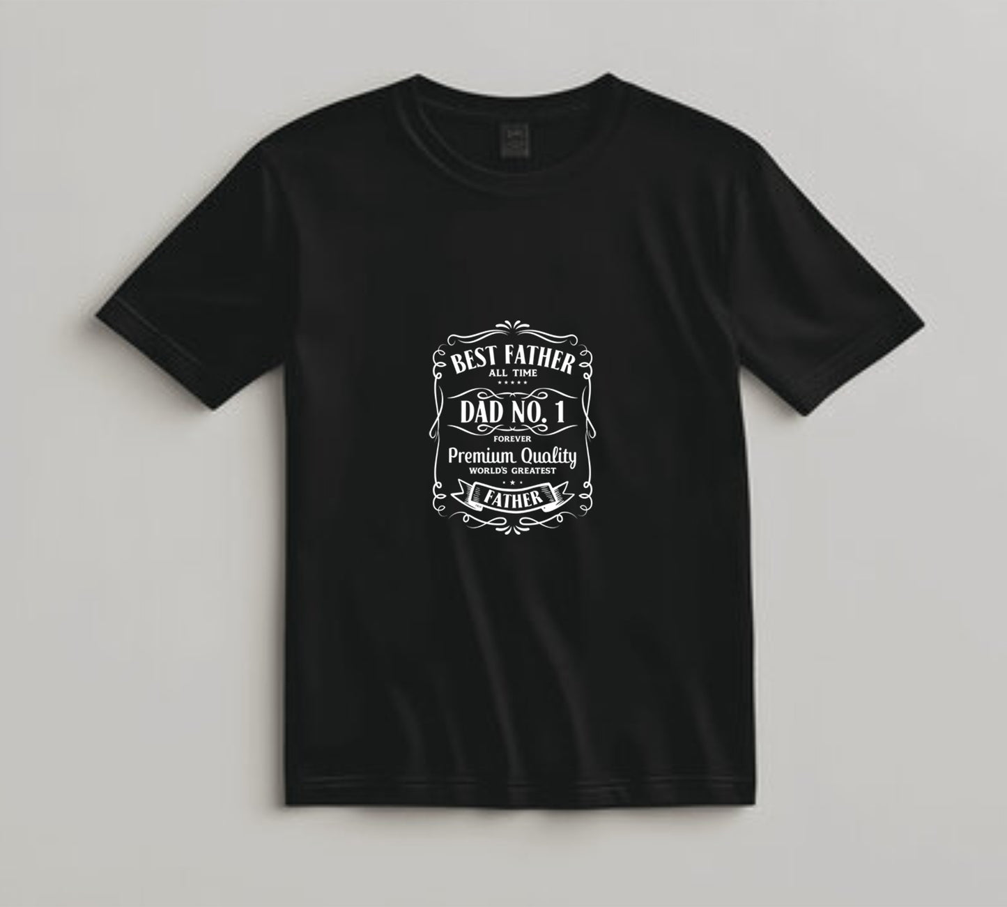 Dad DTF Transfer Iron On Heat Transfer - Ready to Press, No.1 Best Father DTF Transfer 10019