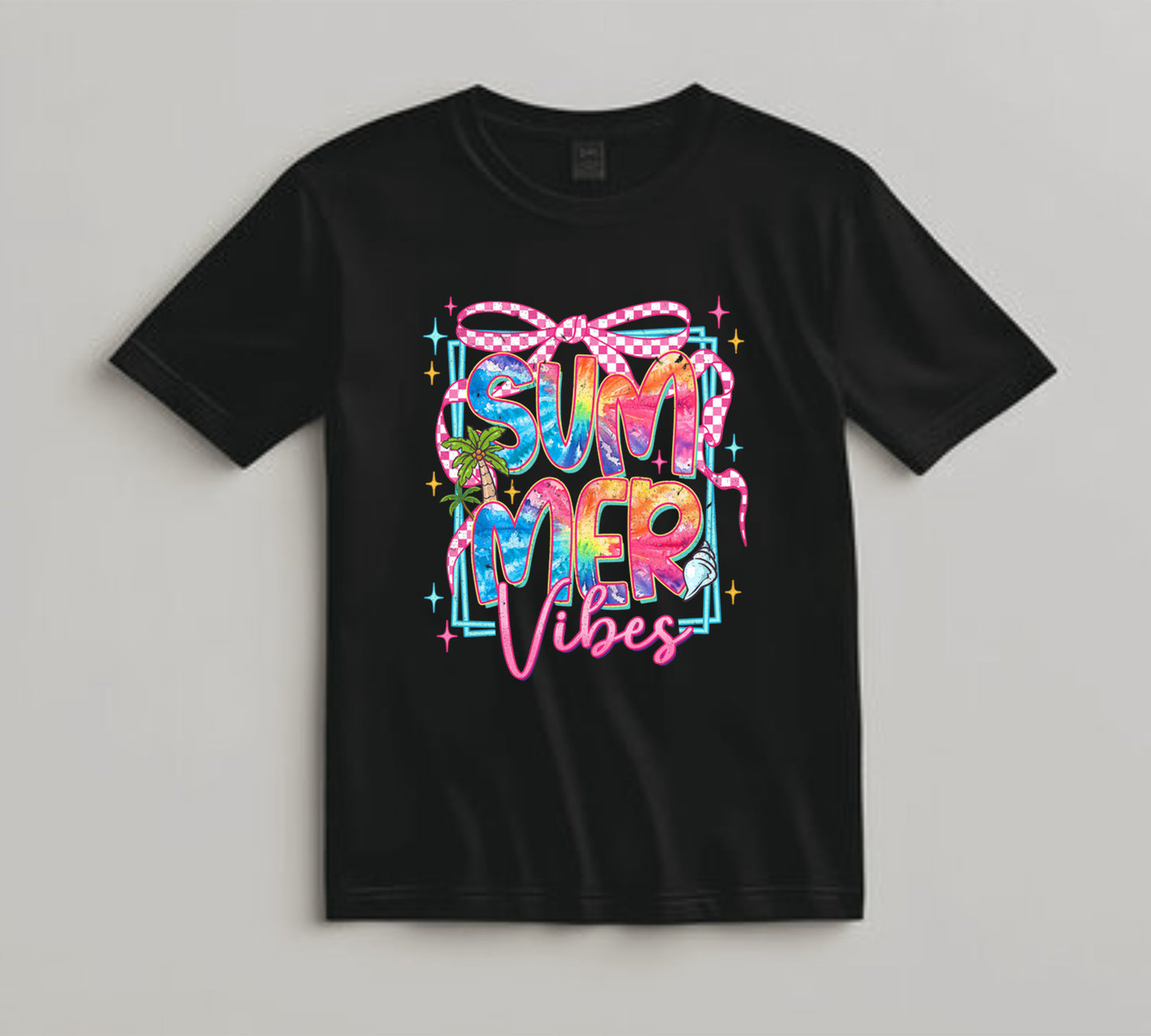 Summer DTF Transfer Iron On Heat Transfer - Ready to Press, Summer Vibes DTF Transfer 10027