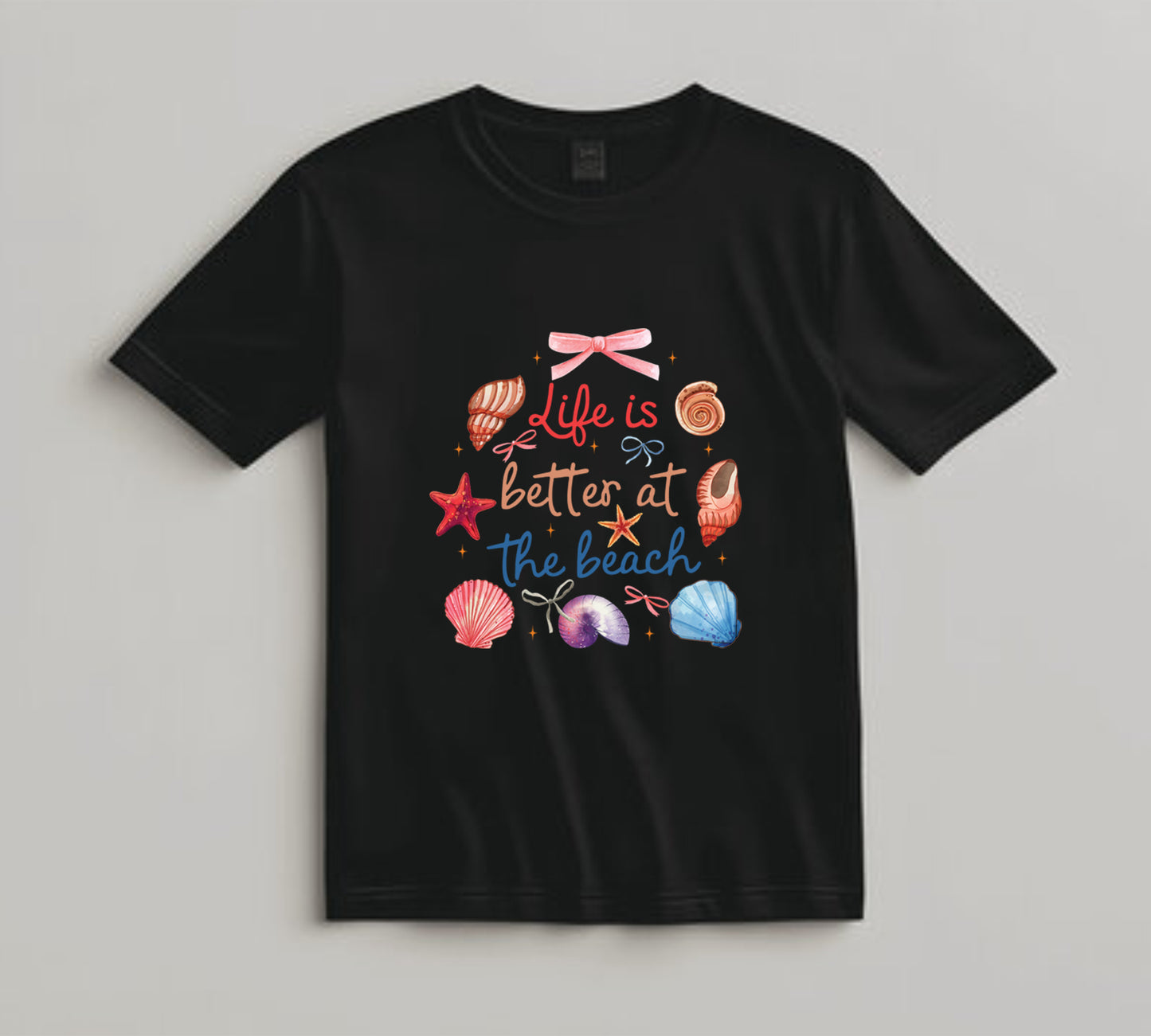 Summer DTF Transfer Iron On Heat Transfer - Ready to Press, Life is Better at the Beach DTF Transfer 10051