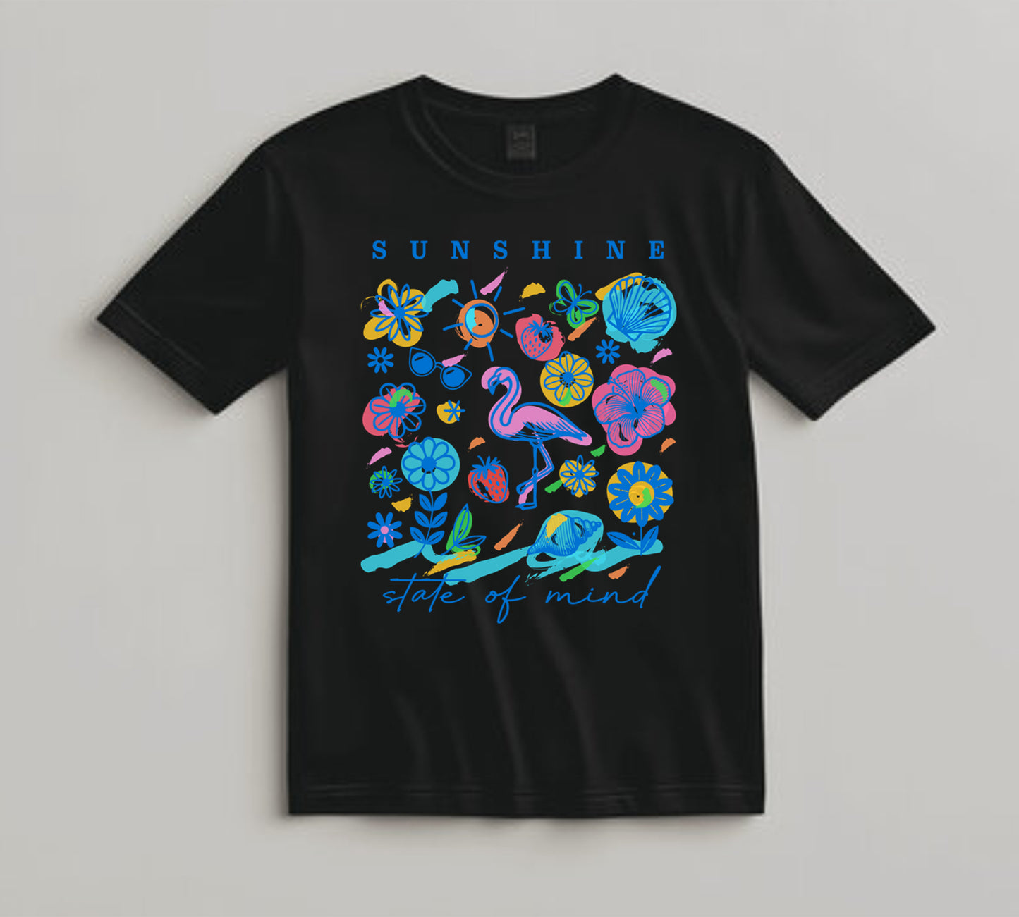 Summer DTF Transfer Iron On Heat Transfer - Ready to Press, Sunshine State of Mind DTF Transfer 10073