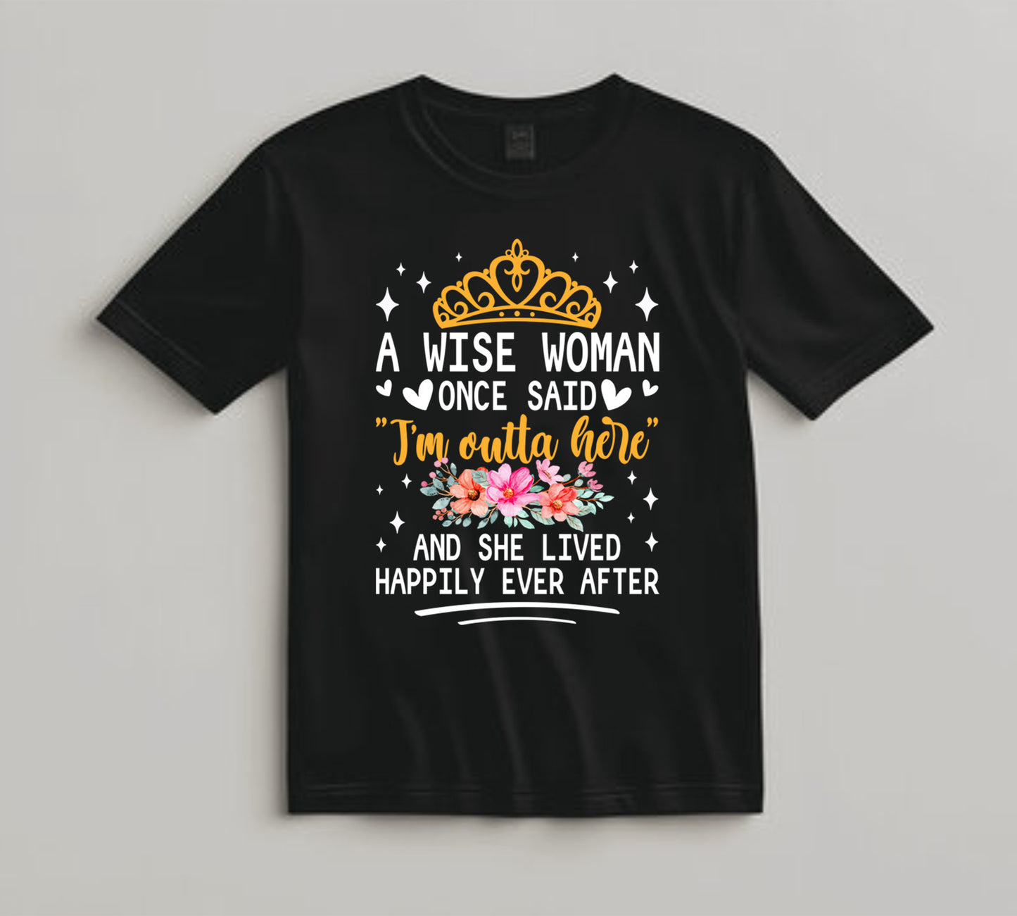 Funny DTF Transfer Iron On Heat Transfer - Ready to Press, 'I’m Outta Here' DTF Transfer 10109