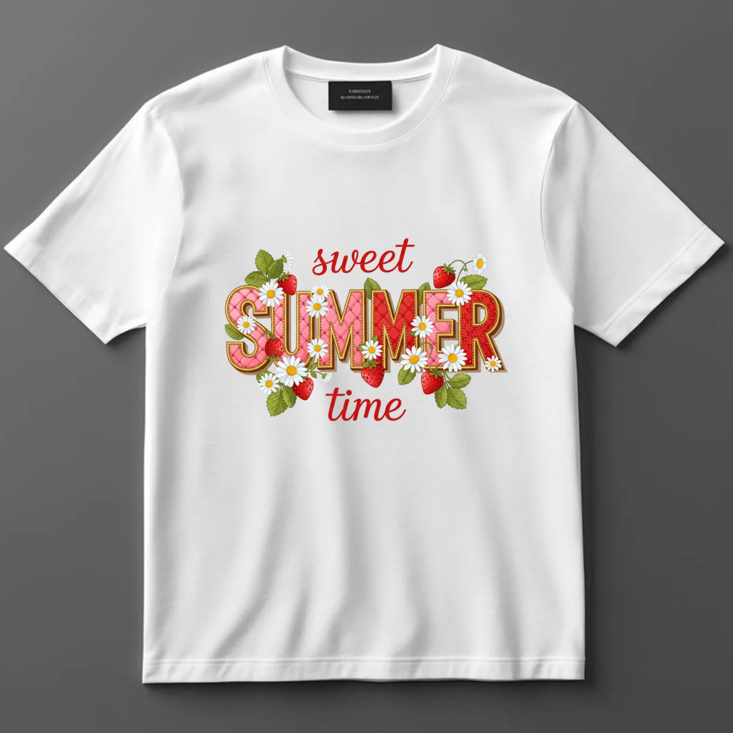 Summer DTF Transfer Iron On Heat Transfer - Ready to Press, Sweet Summertime DTF Transfer 10365