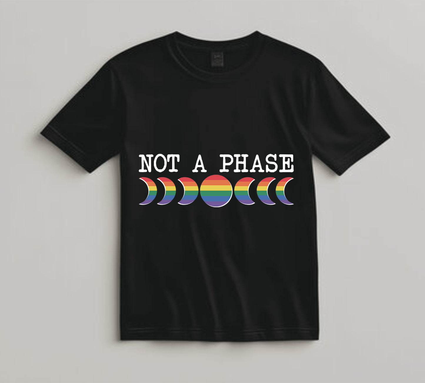 Pride DTF Transfer Iron On Heat Transfer - Ready to Press, Not a Phase DTF Transfer 10376