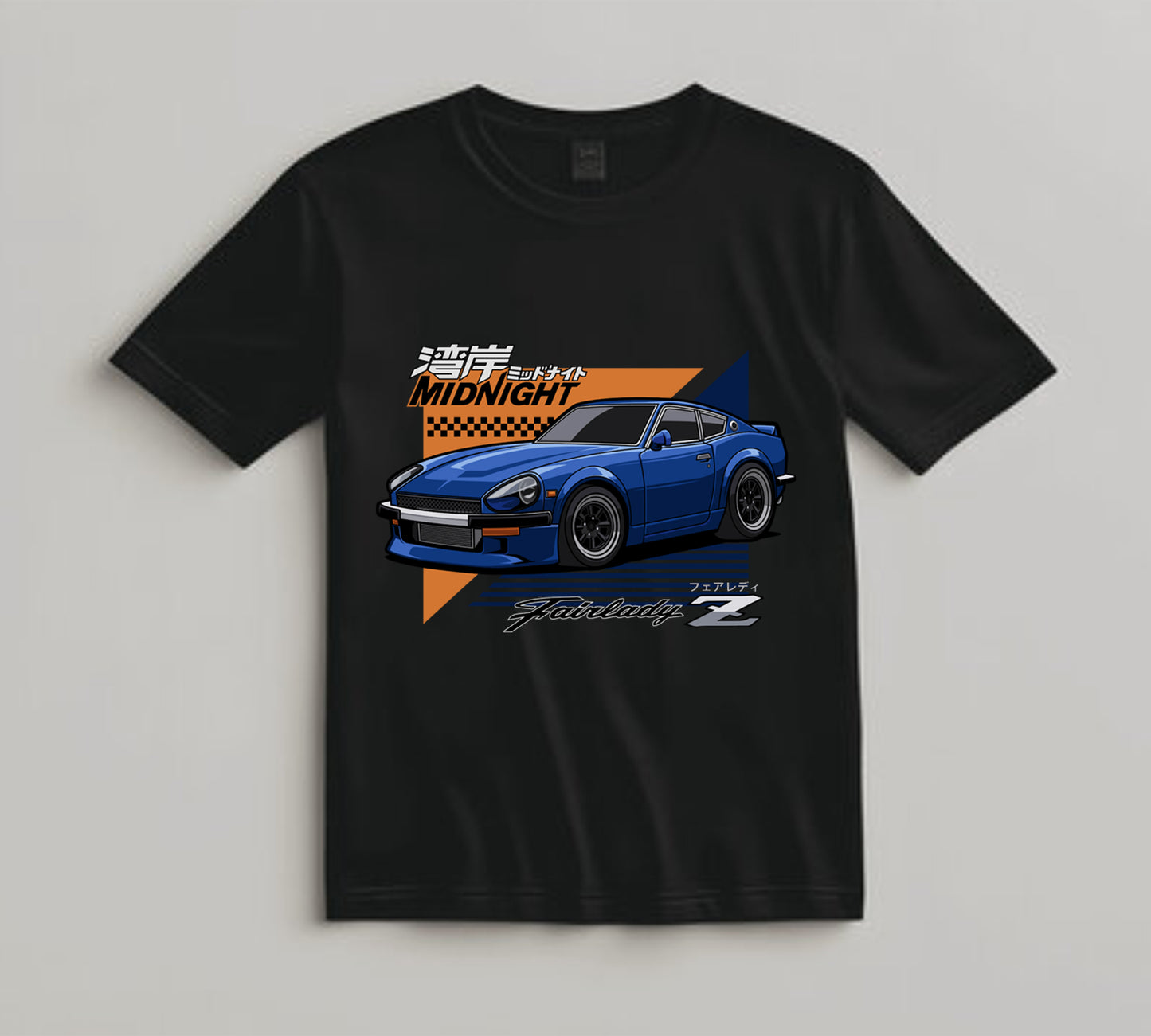 Jdm Car DTF Transfer Iron On Heat Transfer - Ready to Press, Midnight Blue Street Car DTF Transfer 10445