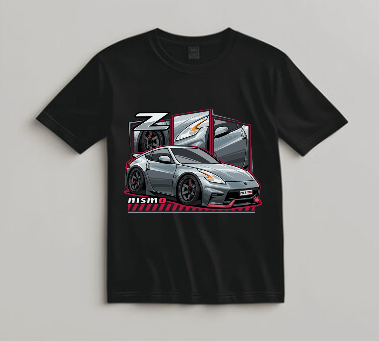 Jdm Car DTF Transfer Iron On Heat Transfer - Ready to Press, Silver Sport Coupe DTF Transfer 10456