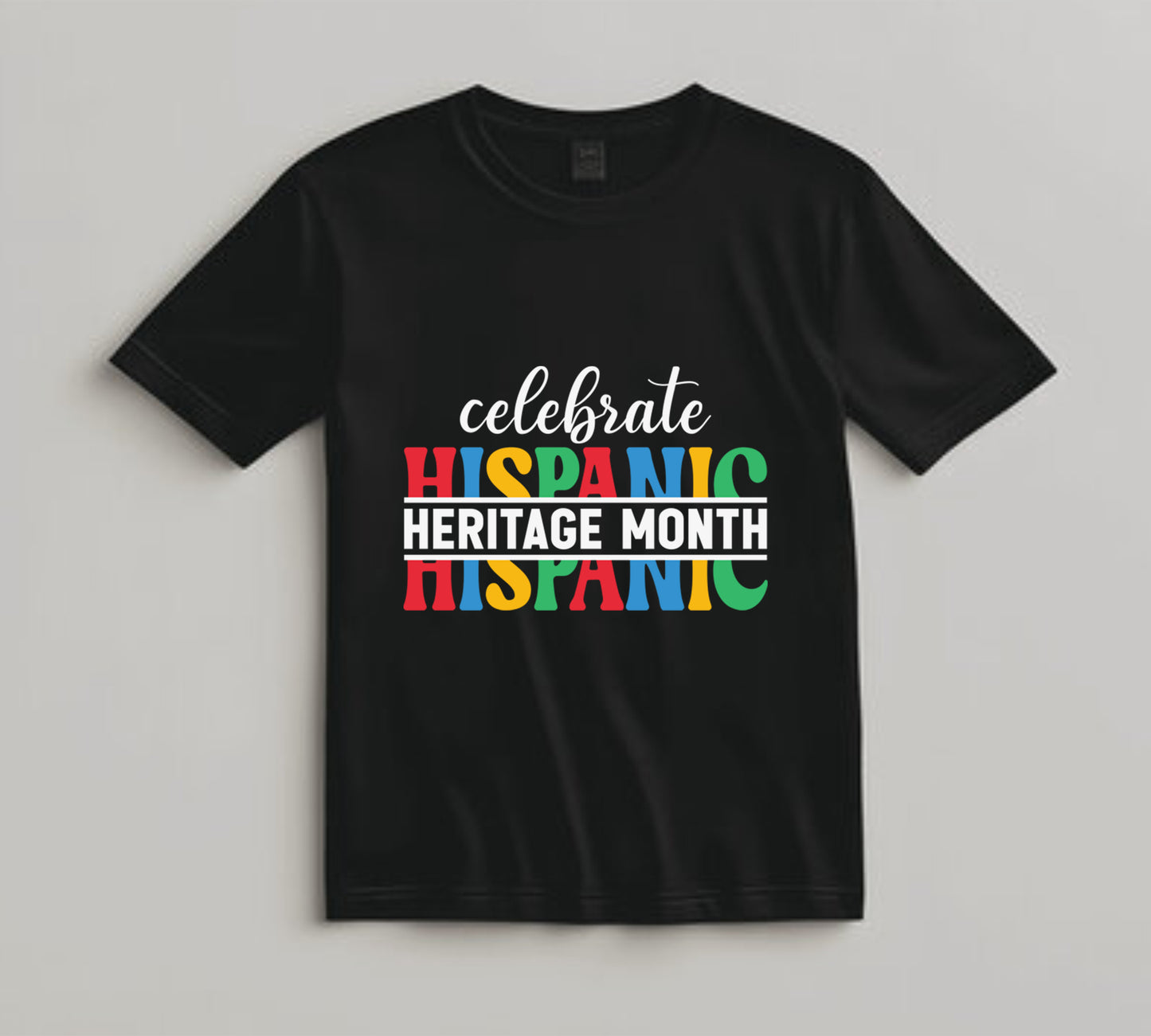 Hispanic Heritage DTF Transfer – Celebrate Colorful Cultural Pride Ready to Press Iron on Heat Transfer DIY Shirts 11227