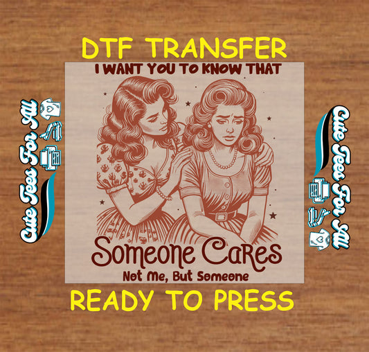 Sarcastic retro women illustration ready to press dtf transfer iron on decal heat transfer design for DIY shirts