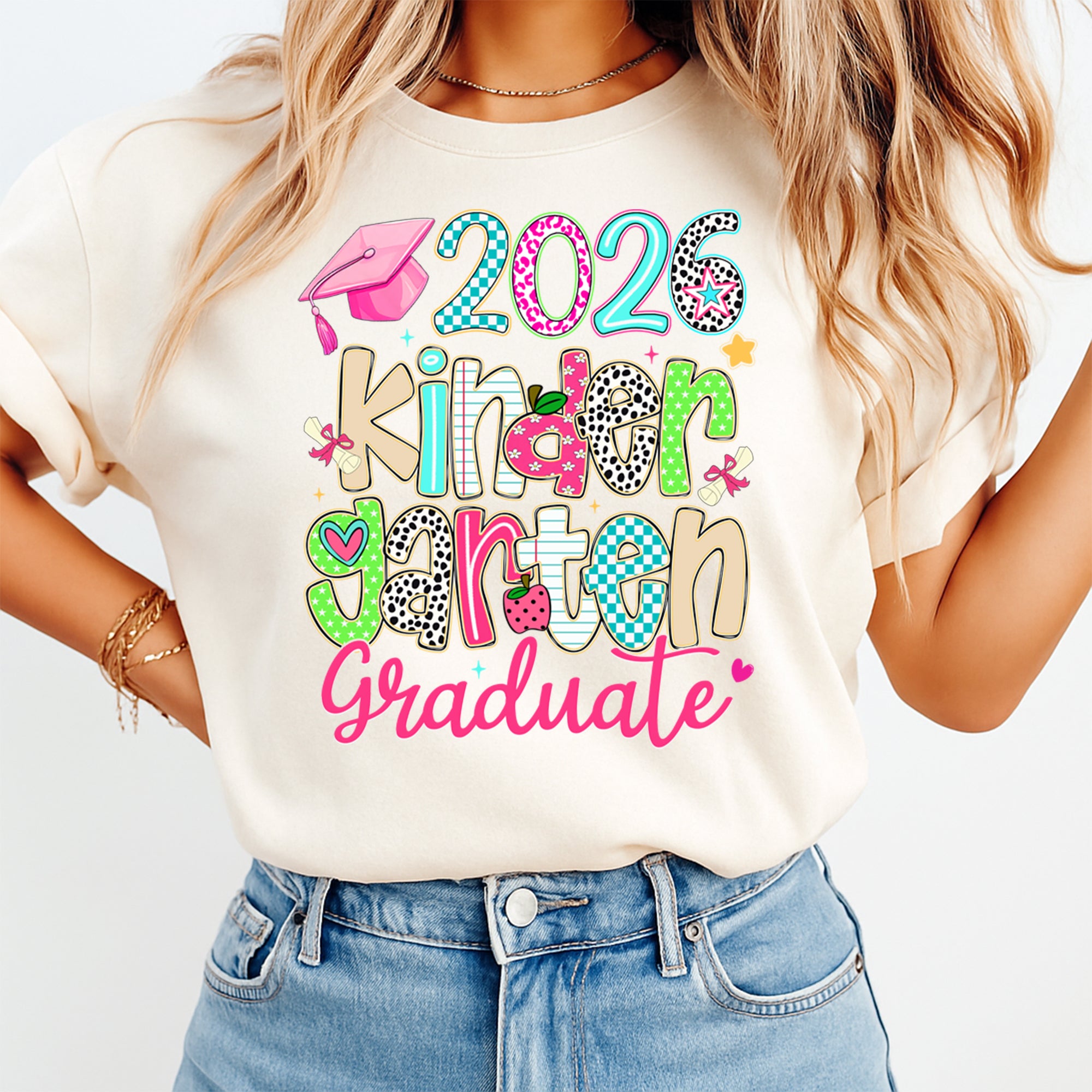 Kindergarten Graduation DTF Transfer | Ready to Press Decal – Cute Tees ...